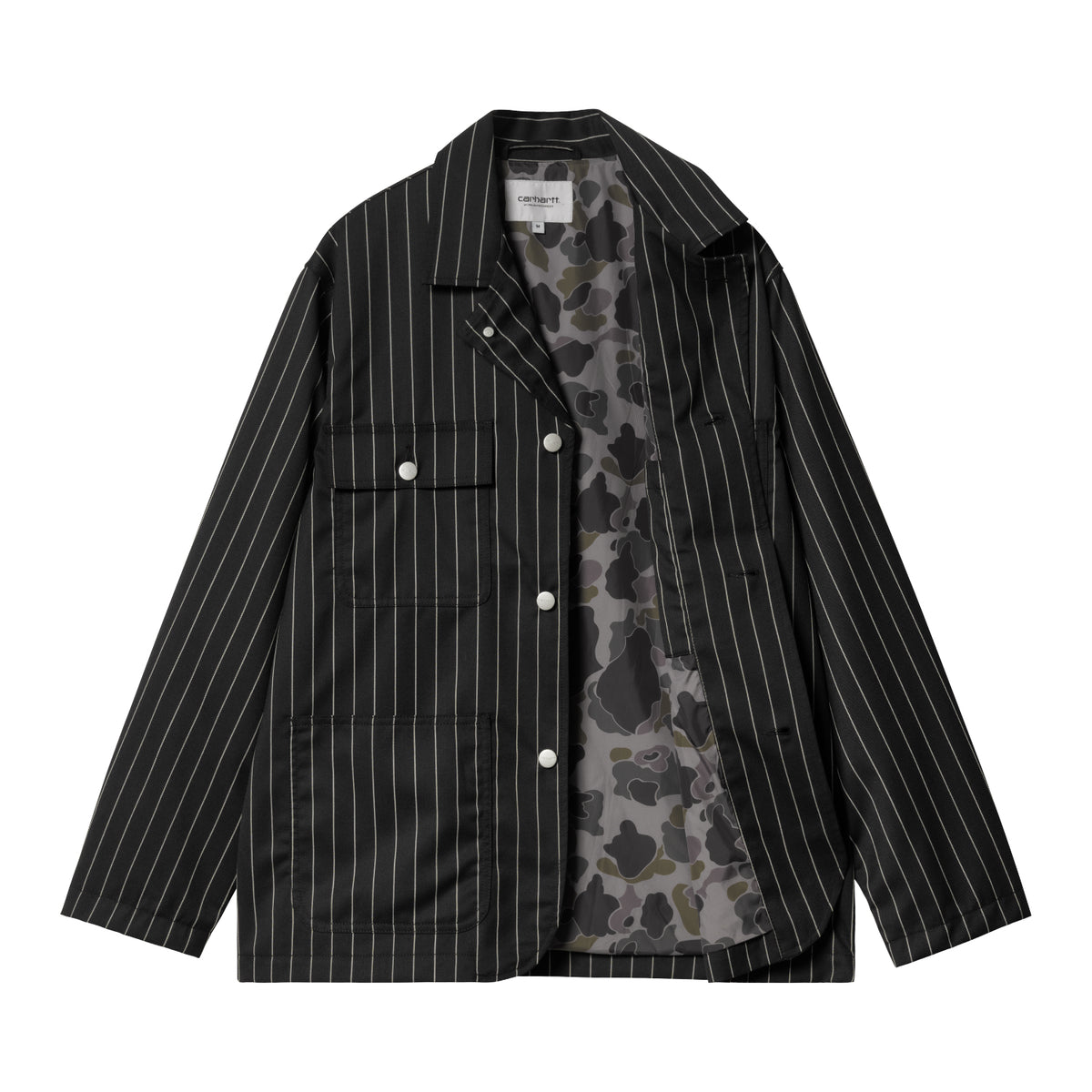 SEATON BLAZER - Seaton Stripe Black / Wax 6