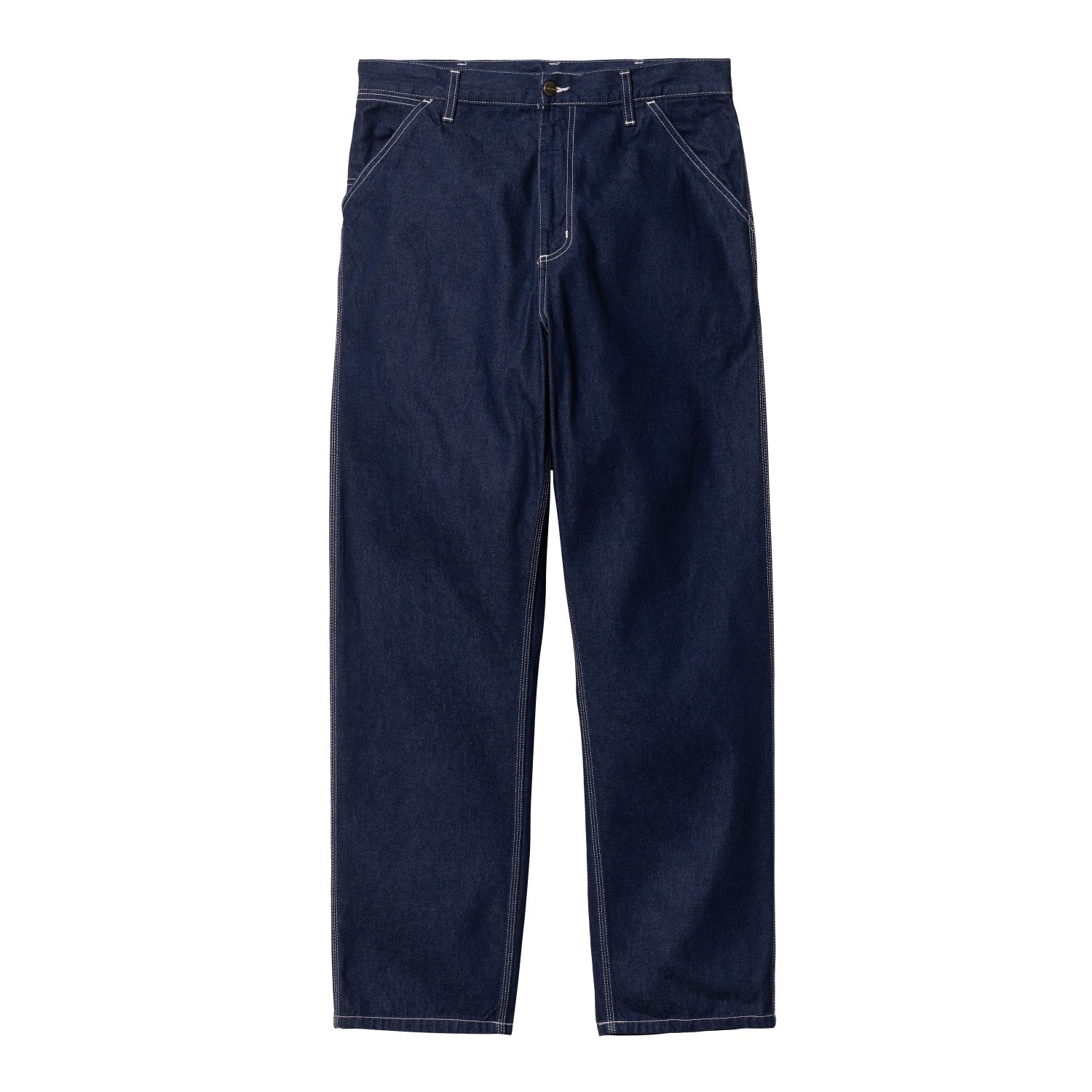 SIMPLE PANT - Blue (one wash)