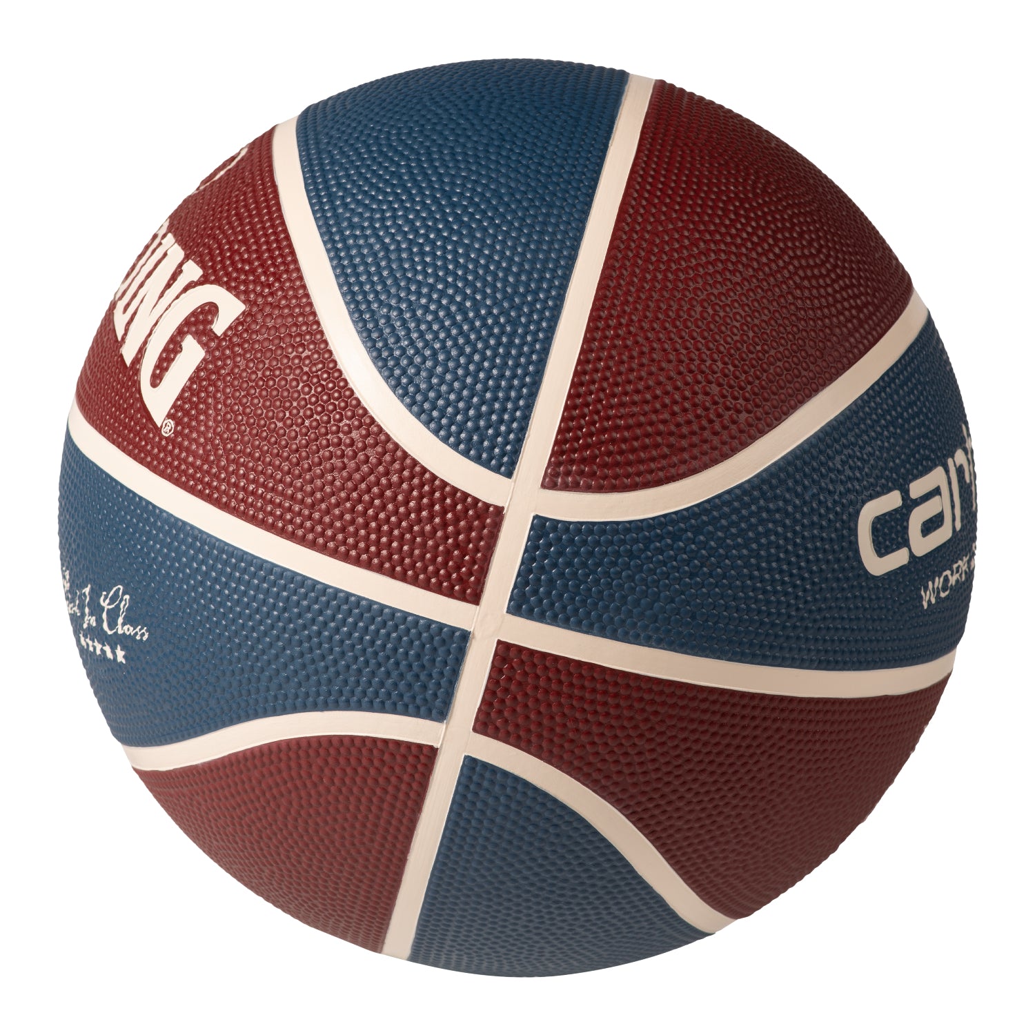 SPALDING FOR CARHARTT WIP BASKETBALL - Mulberry Dusky Blue / Naturel