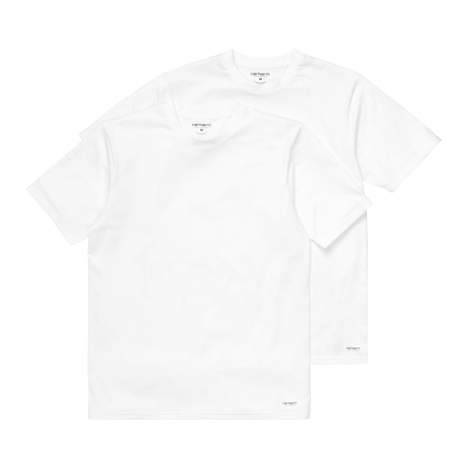 STANDARD CREW NECK T-SHIRT - White + White