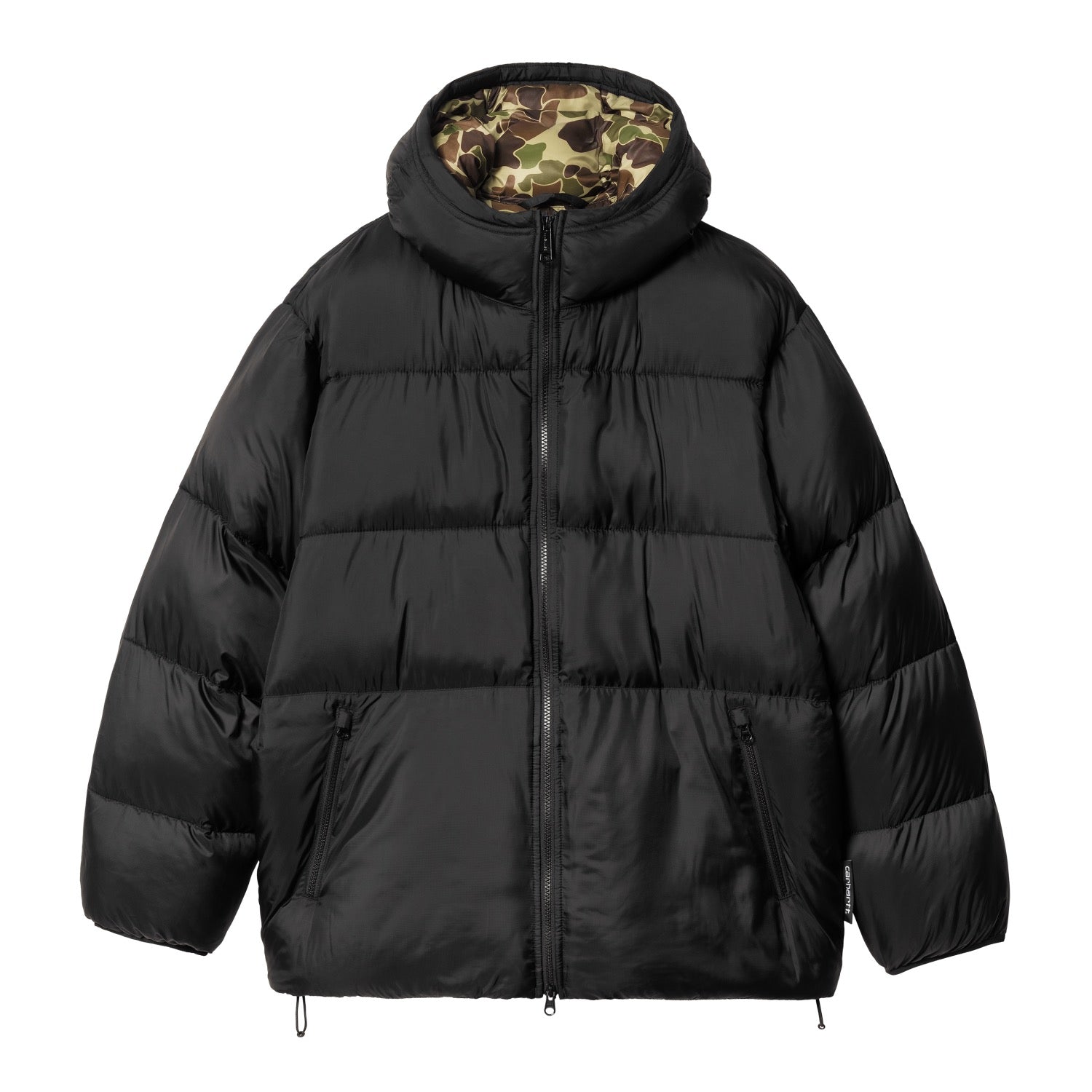 TORONTO JACKET - Black / Camo Duck Green