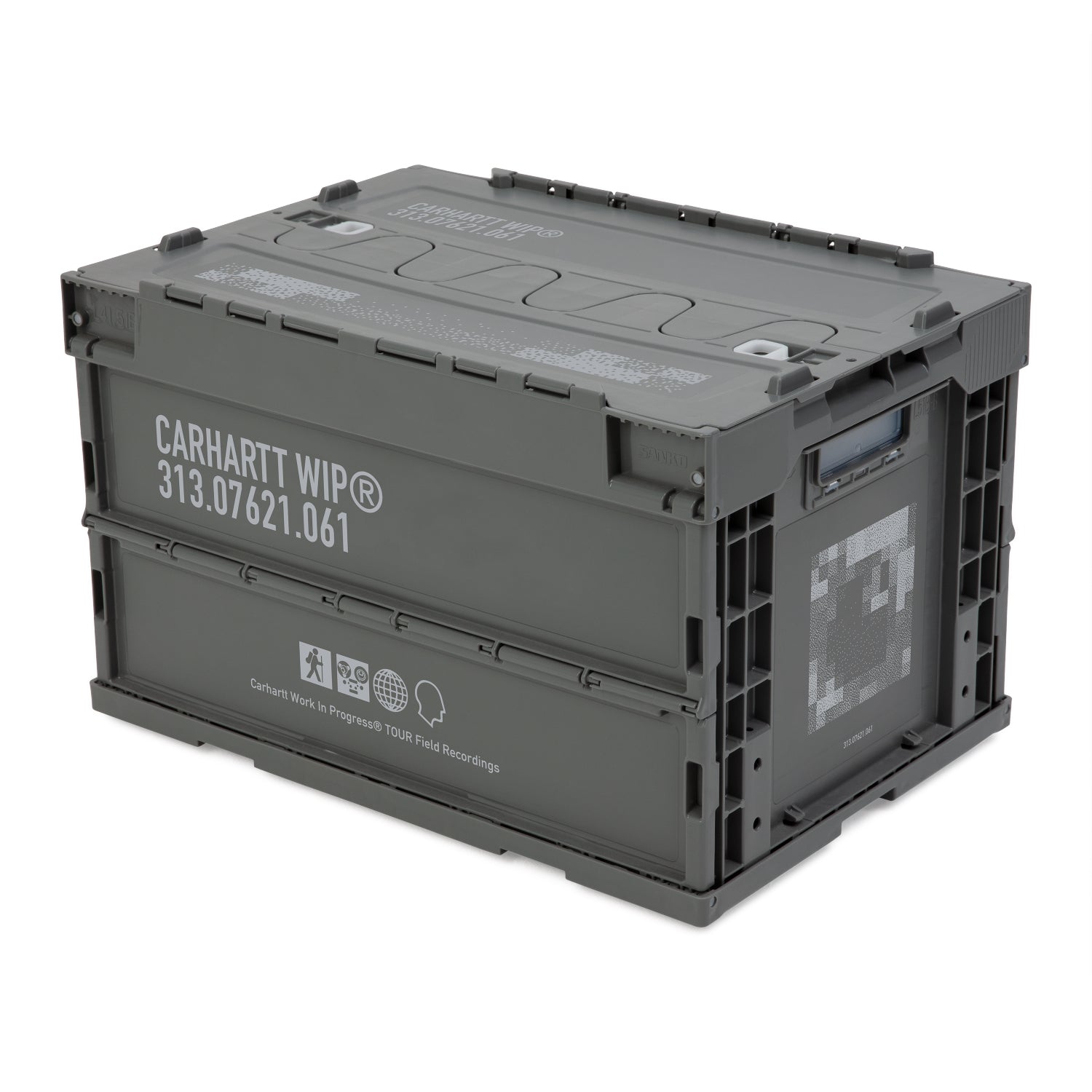 TOUR FOLDABLE CONTAINER - Smoke Green / Grey