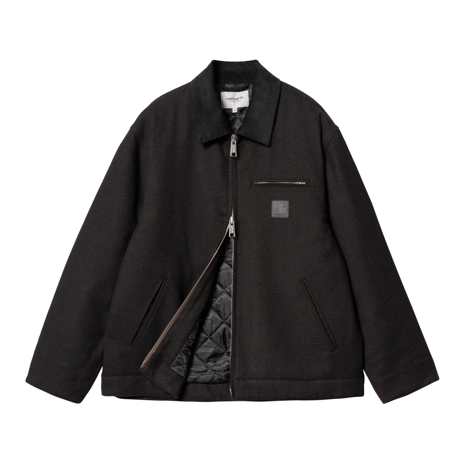 TRUMAN COAT - Chocolate / Black