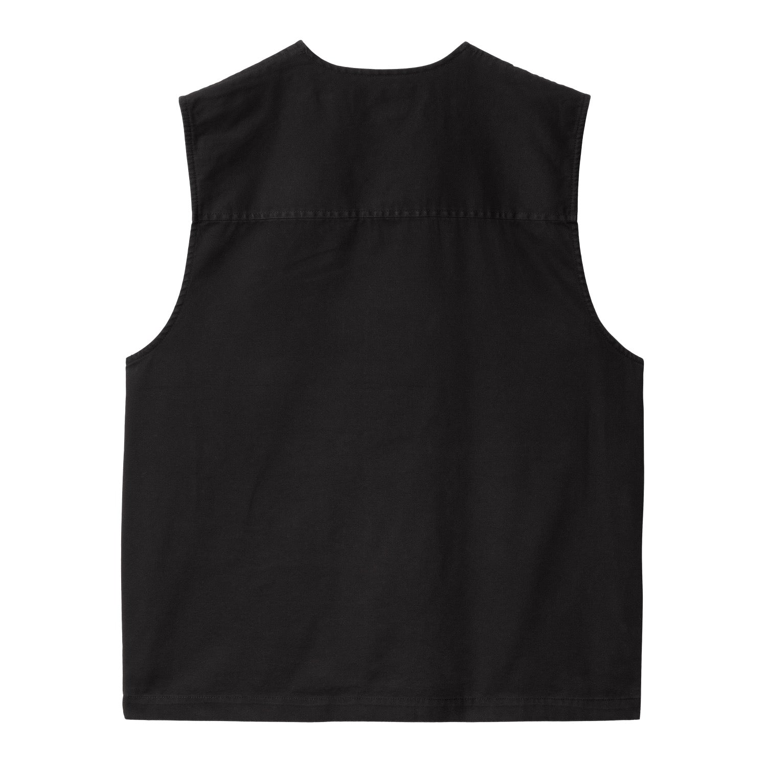 UNITY VEST - Black (heavy enzyme wash)