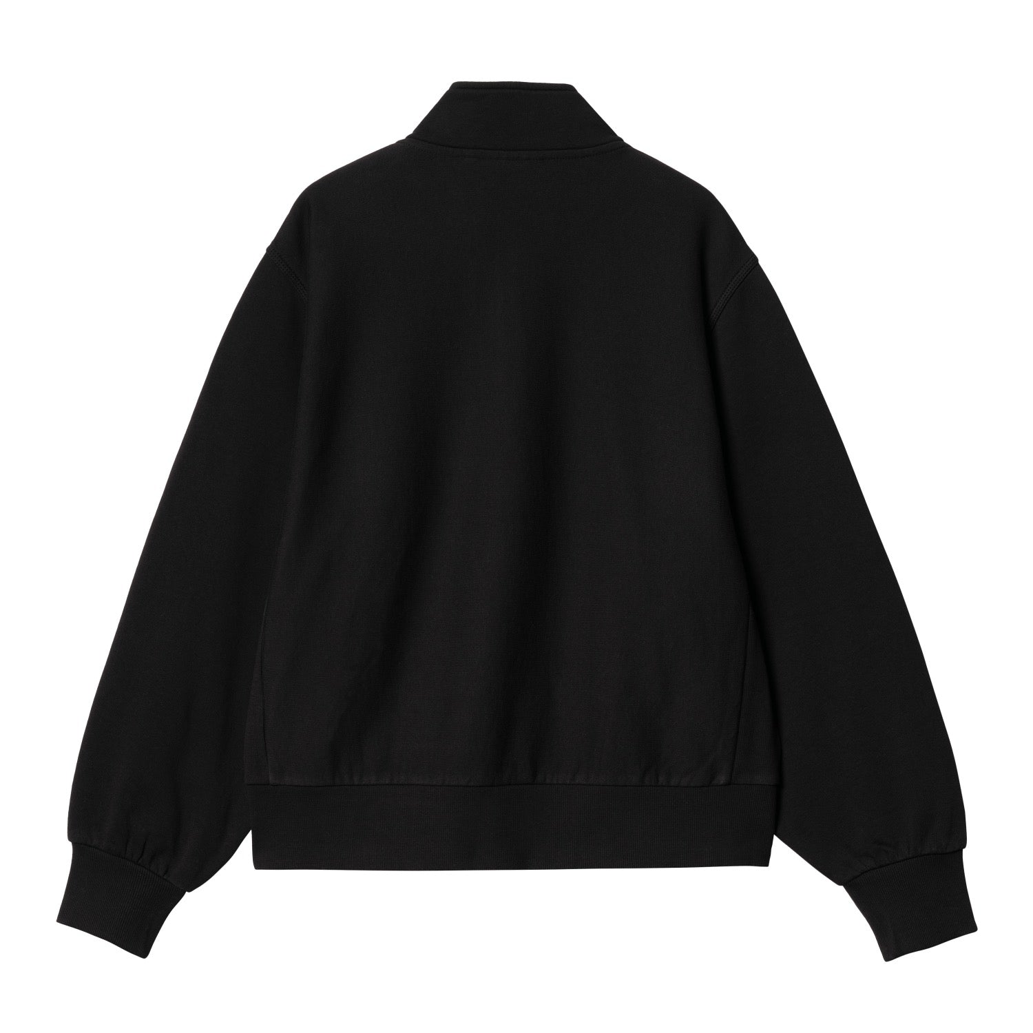 W' AMERICAN SCRIPT HIGH NECK SWEATSHIRT - Black