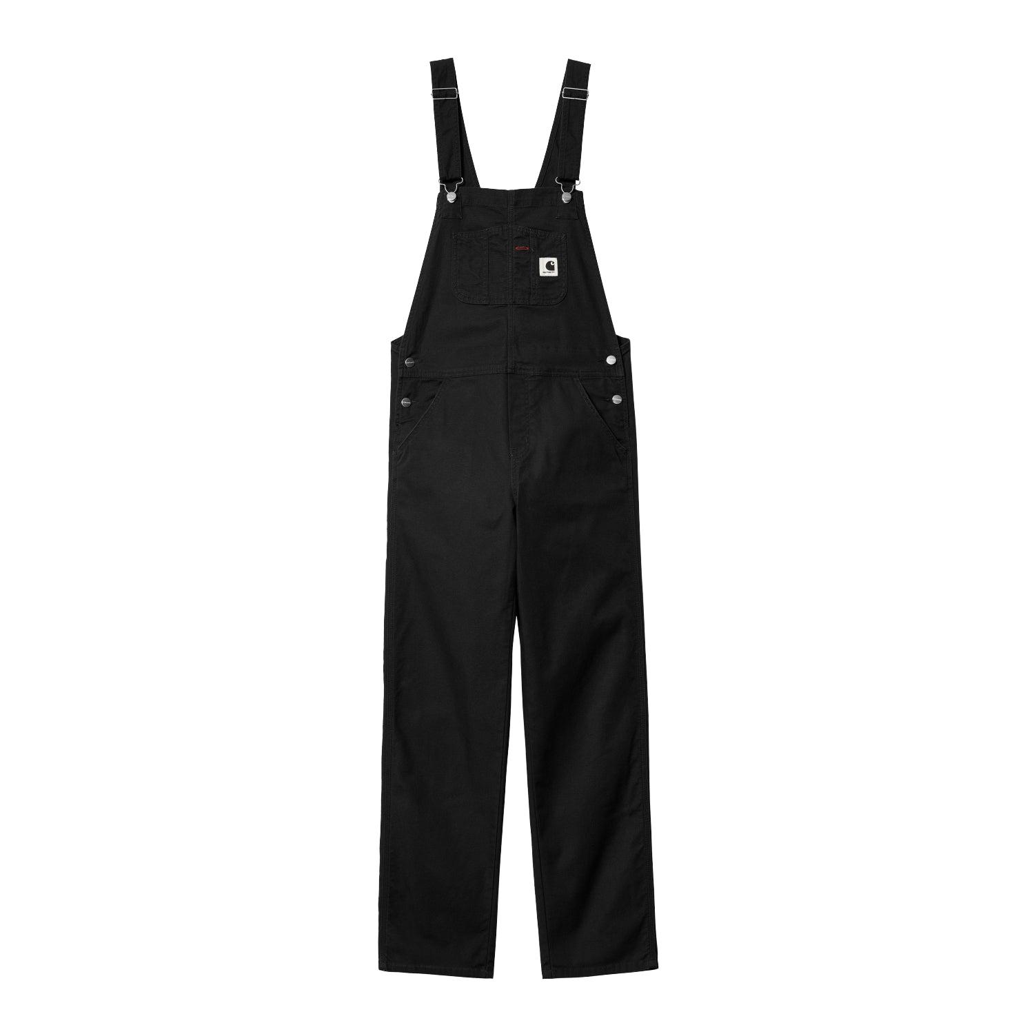 W' BIB OVERALL STRAIGHT  - Black (rinsed)