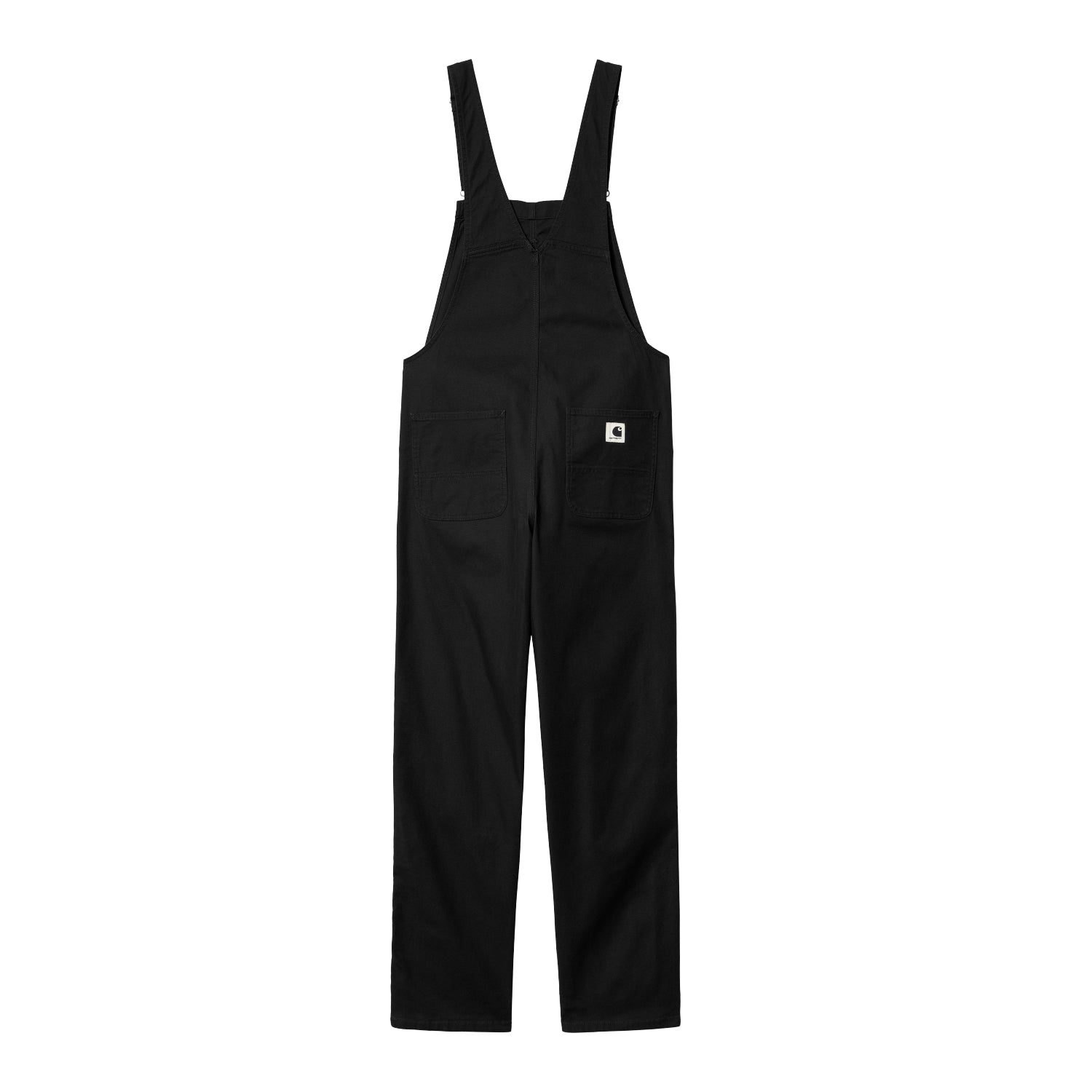 W' BIB OVERALL STRAIGHT  - Black (rinsed)