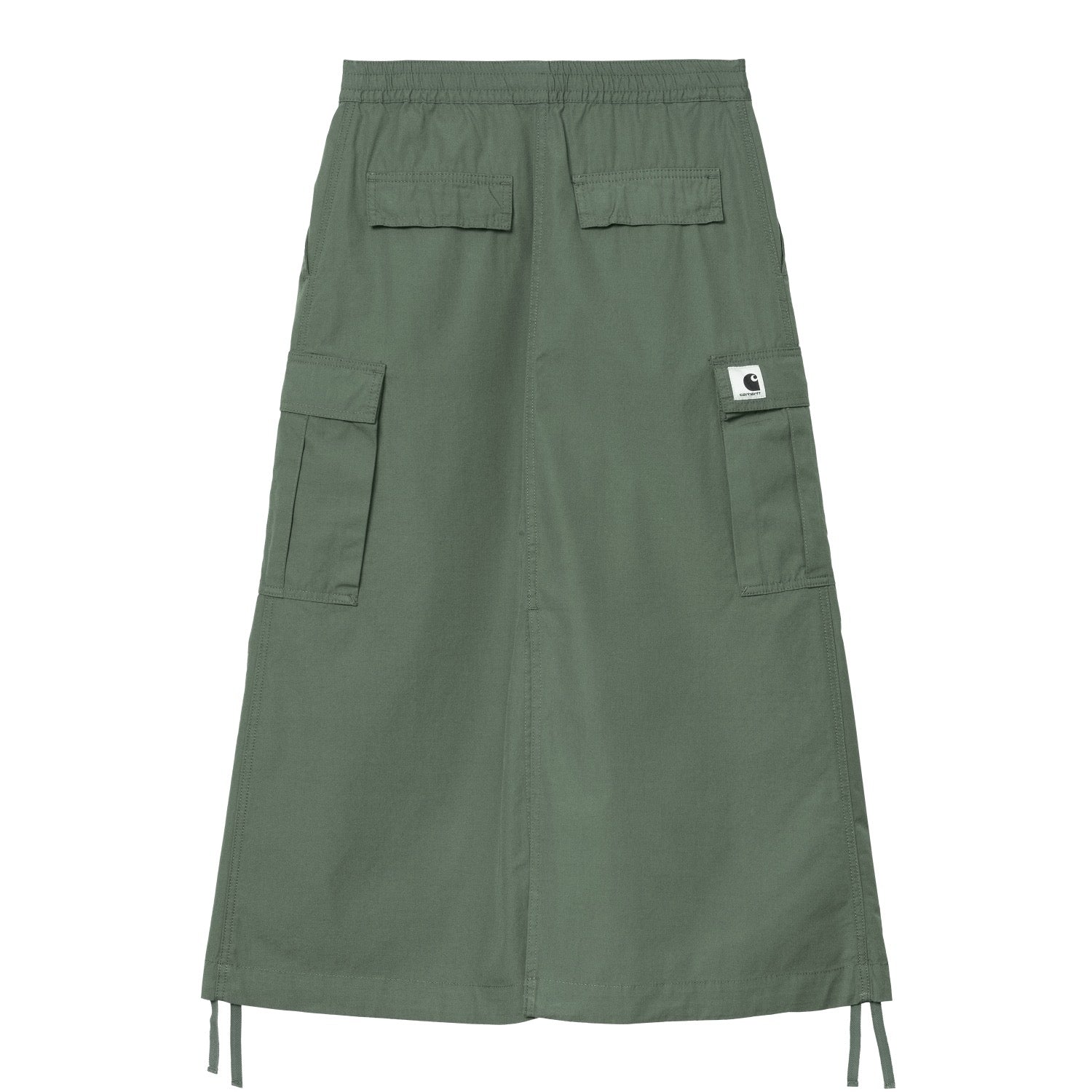 W' CARGO SKIRT LONG - Duck Green (rinsed)