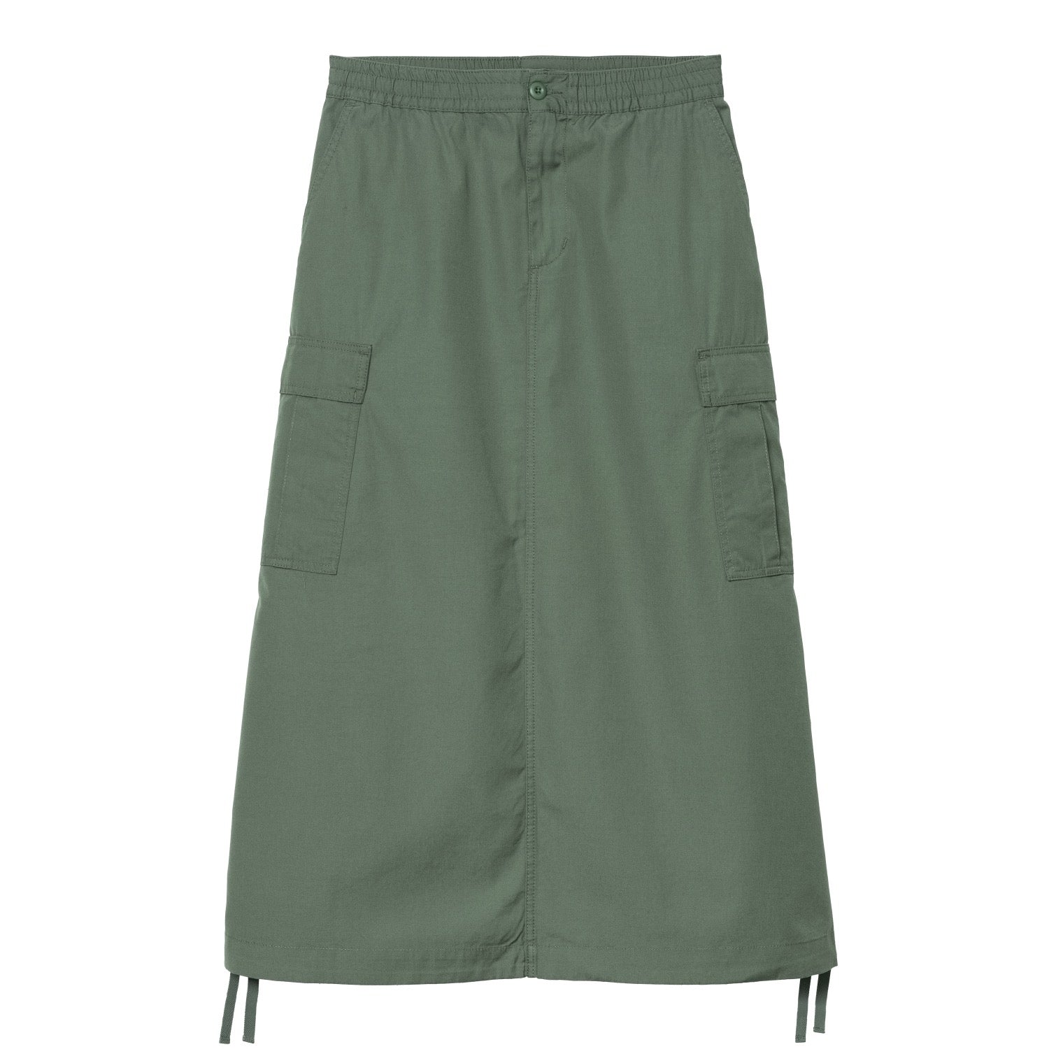 W' CARGO SKIRT LONG - Duck Green (rinsed)