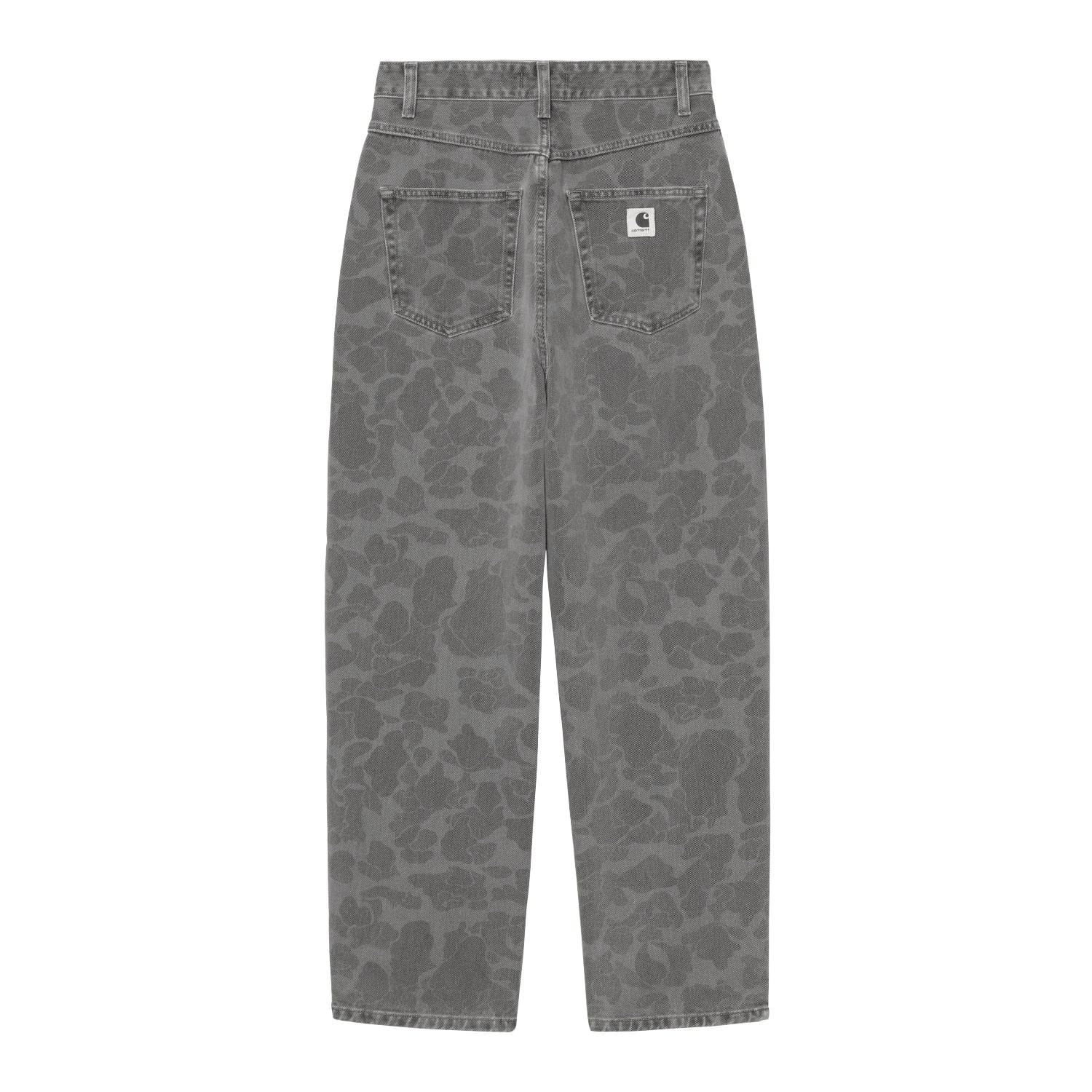 W' DUCK ORELL PANT  - Camo Duck, Black (heavy bleached)