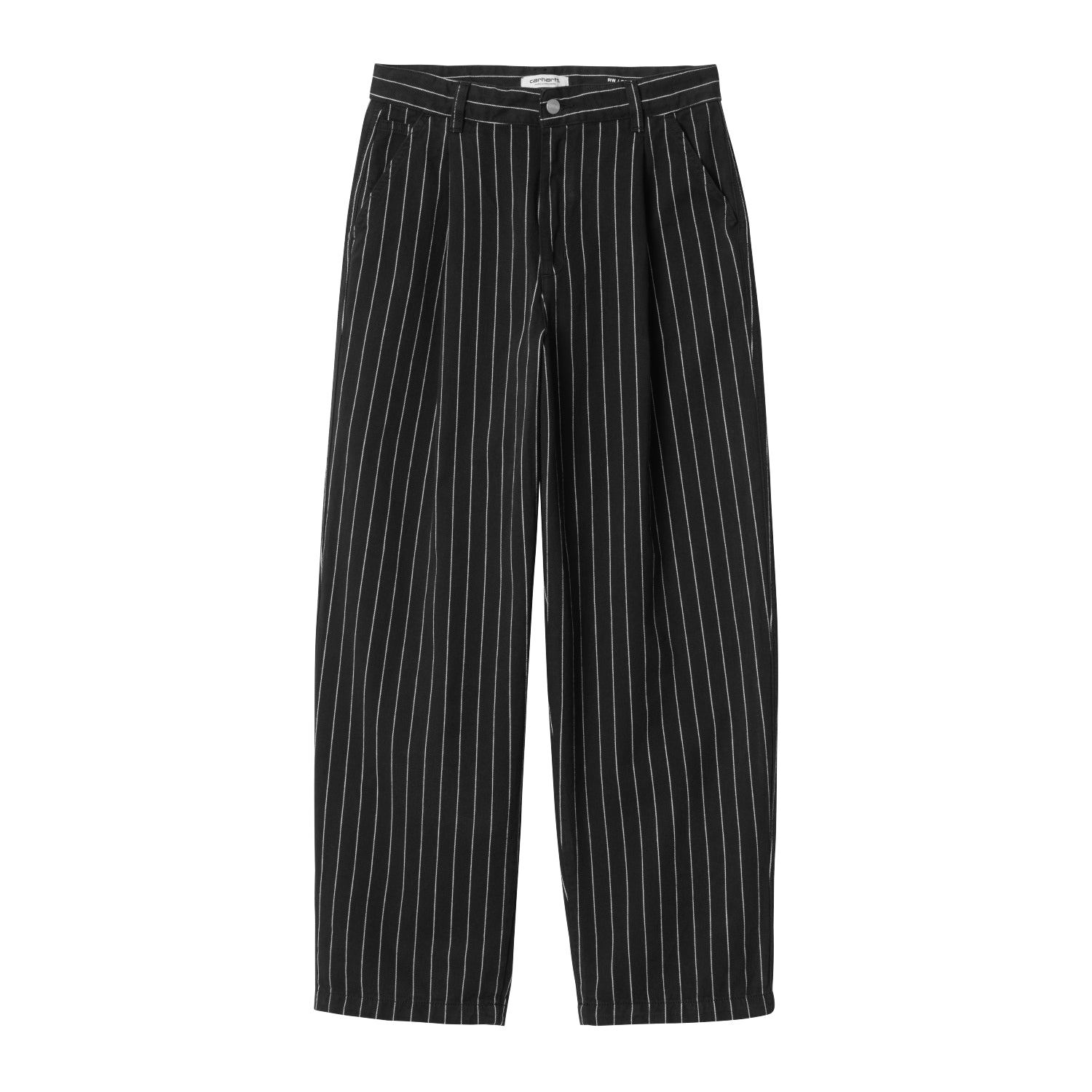 W' HENDRY PANT - Seaton Stripe, Black / Wax (rinsed)