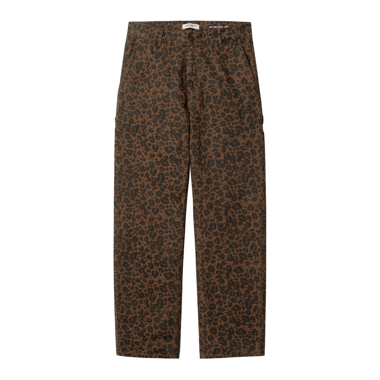 W' LEO PIERCE PANT STRAIGHT - Camo Leo, Tamarind / Tamarind