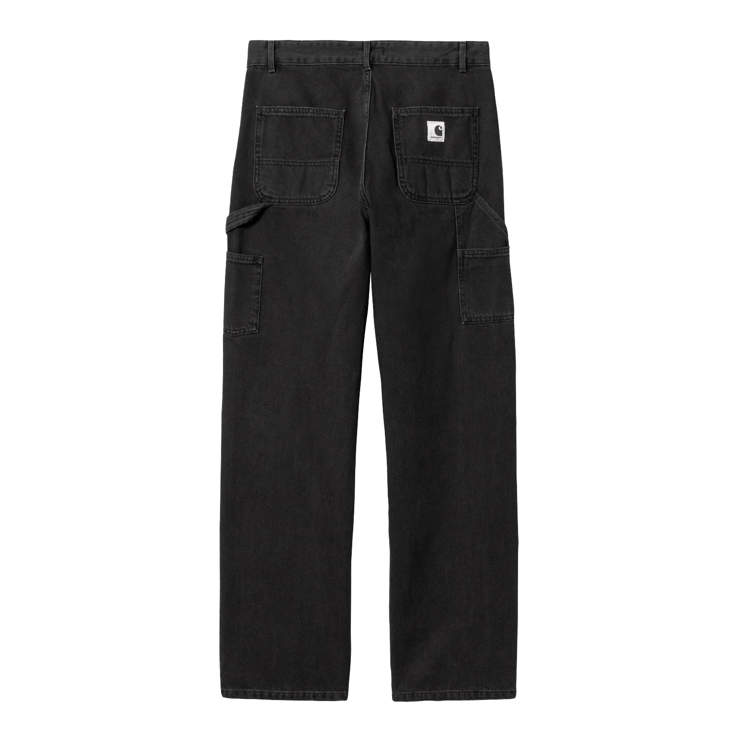 W' PIERCE PANT STRAIGHT - Black (stone washed)