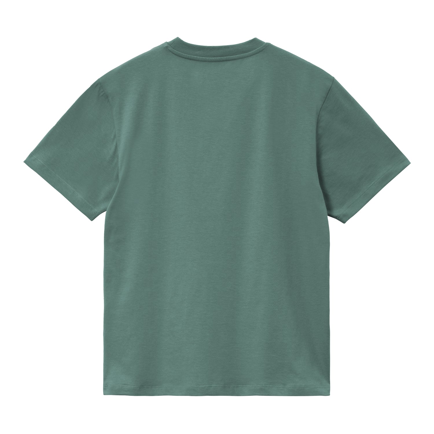 W' S/S POCKET T-SHIRT  - Silver Pine