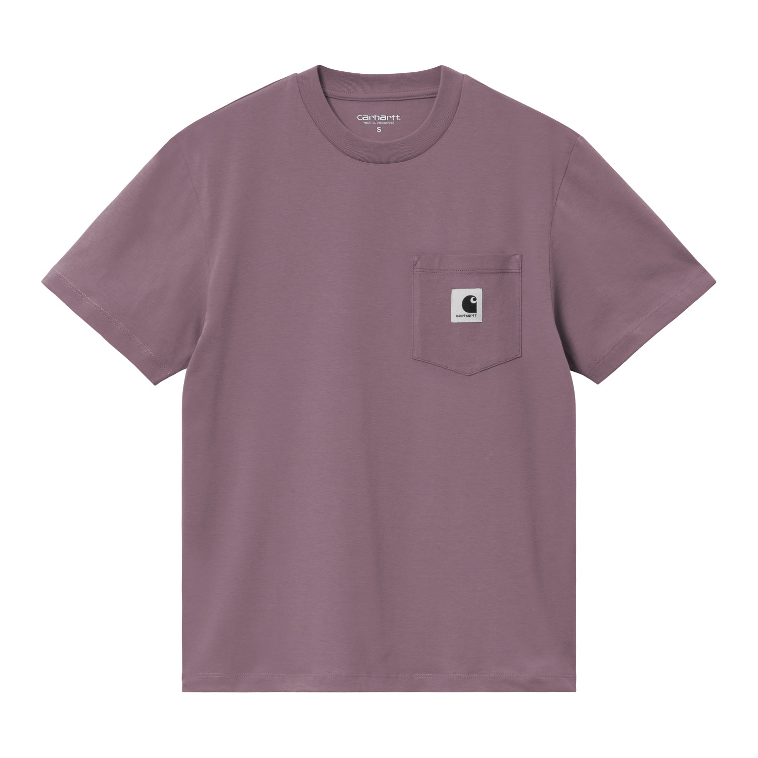 W' S/S POCKET T-SHIRT  - Phlox
