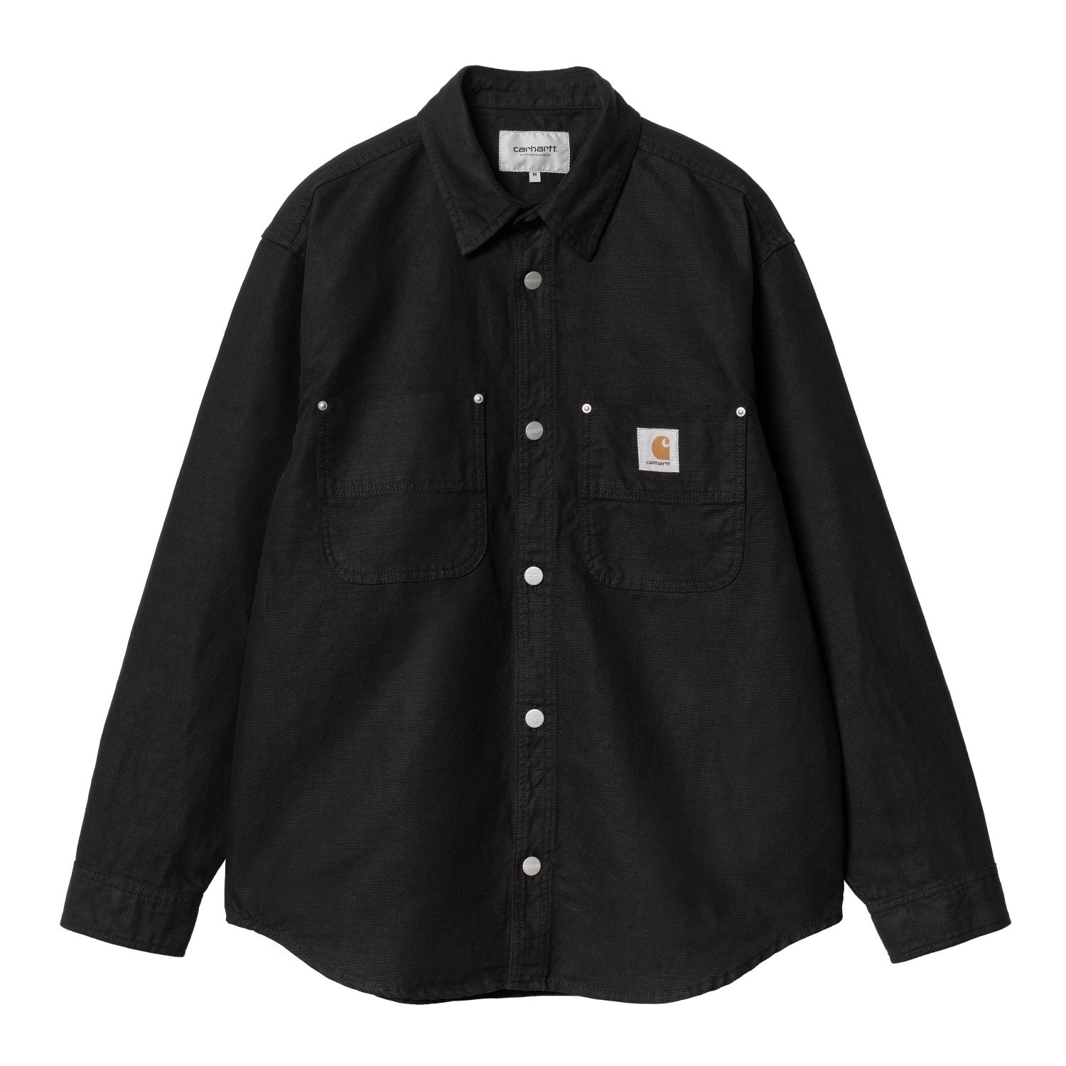 WALTER SHIRT JAC - Black (rinsed)