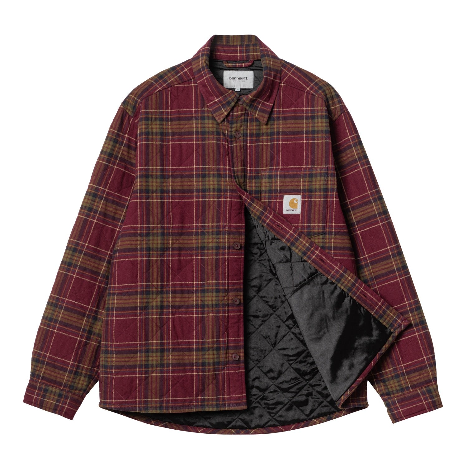 【極美品 L】カーハート WIP 刺繍 ウィットサム シャツジャケット 中綿PINEALアウター