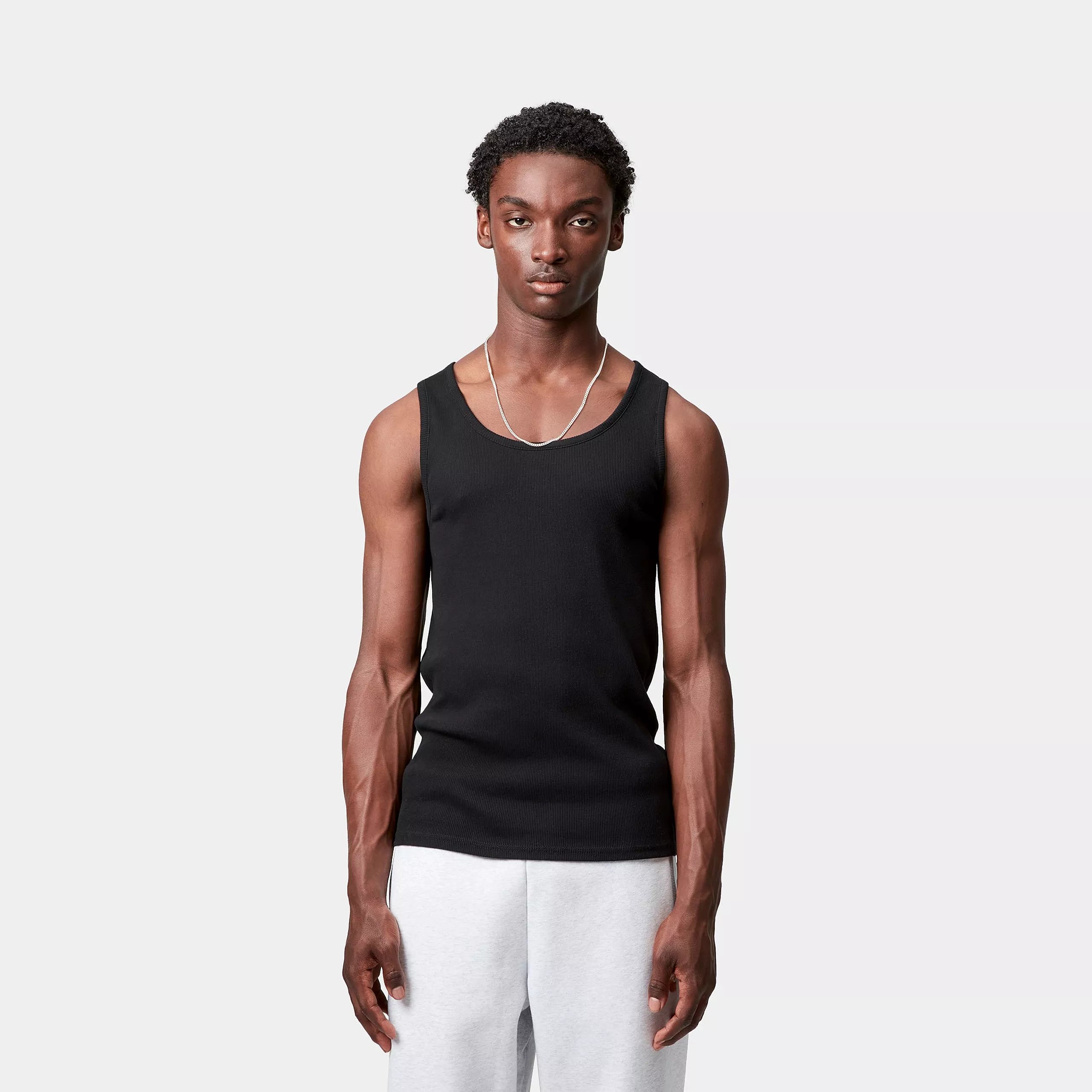 A-SHIRT  - Black+Black