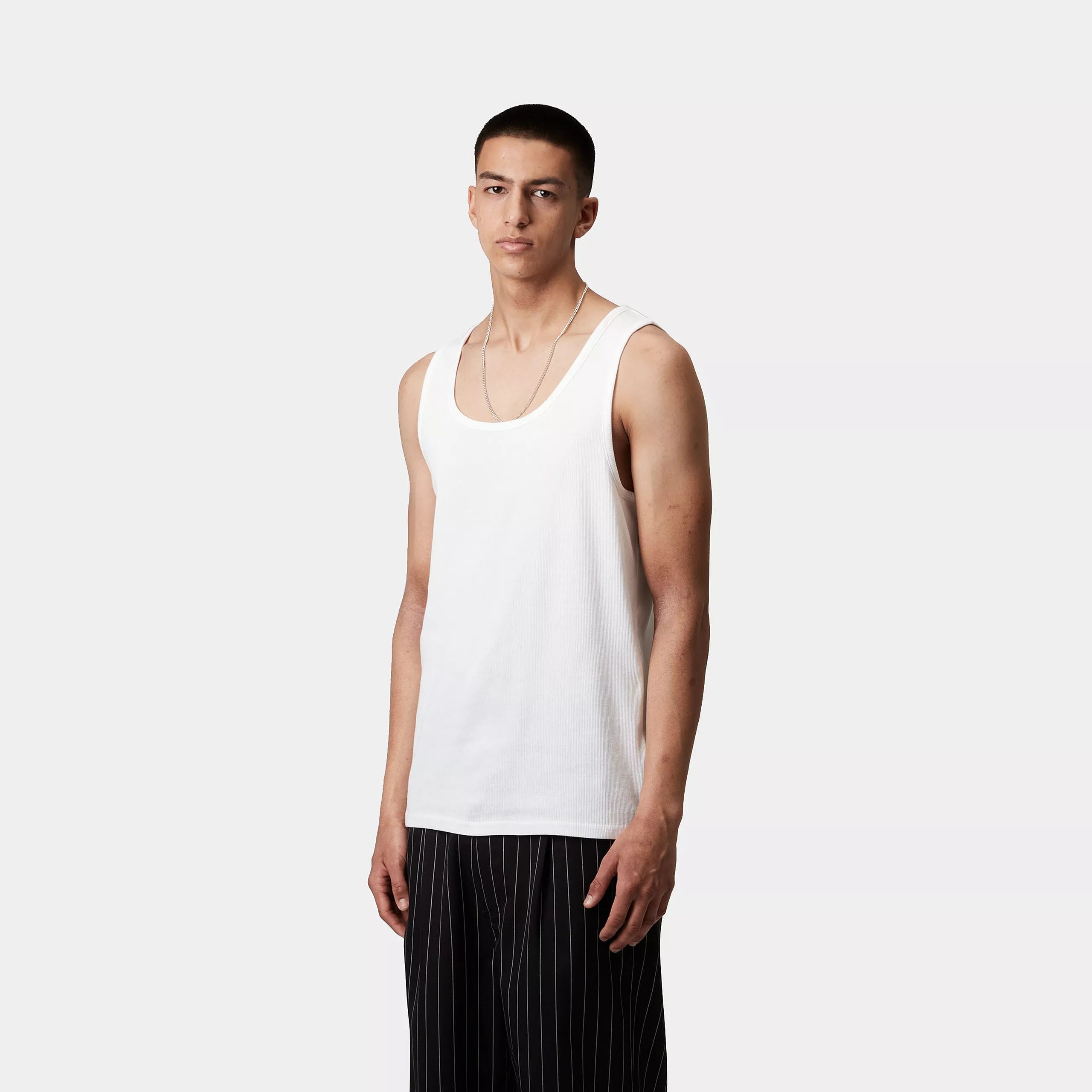 A-SHIRT  - White+White
