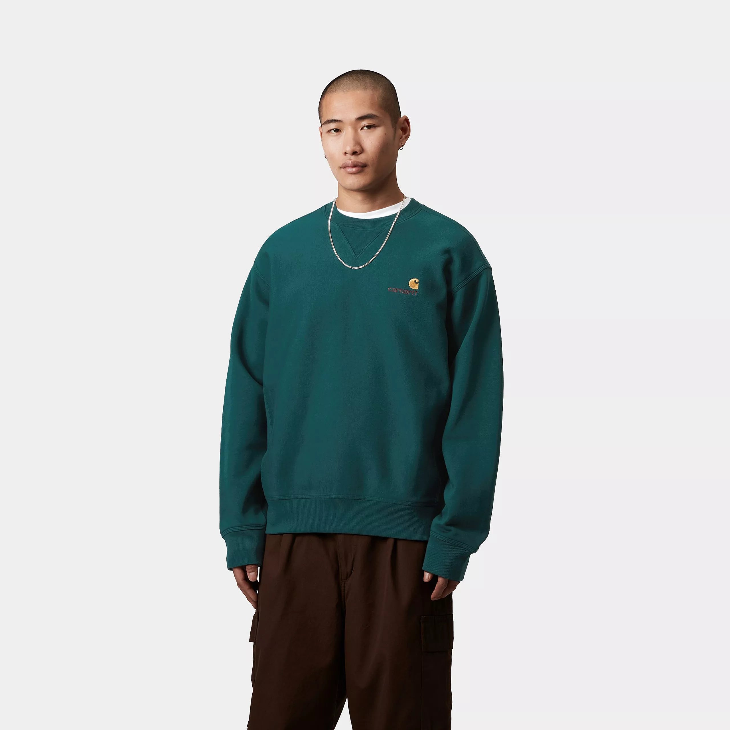 AMERICAN SCRIPT SWEAT - Malachite