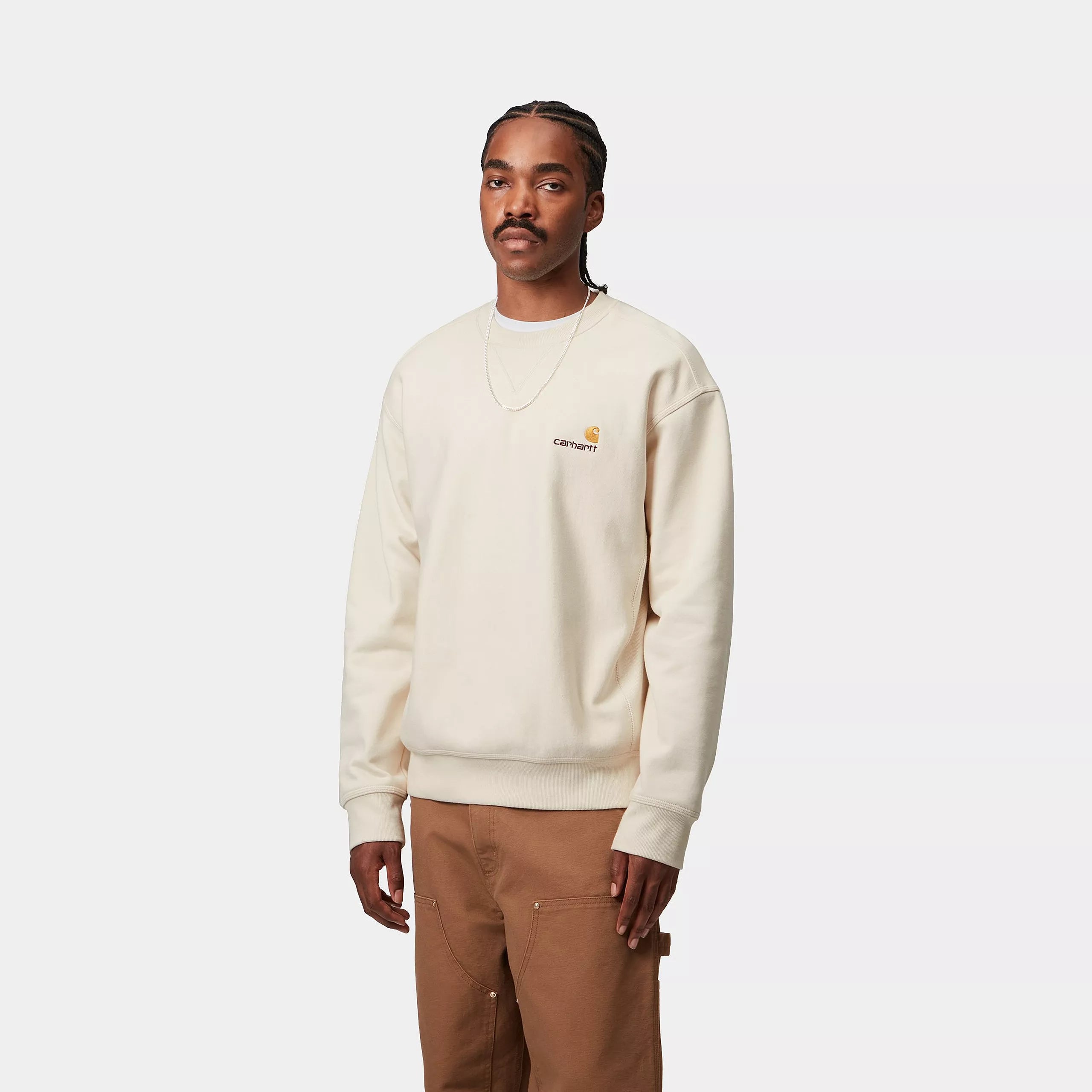 AMERICAN SCRIPT SWEAT - Natural