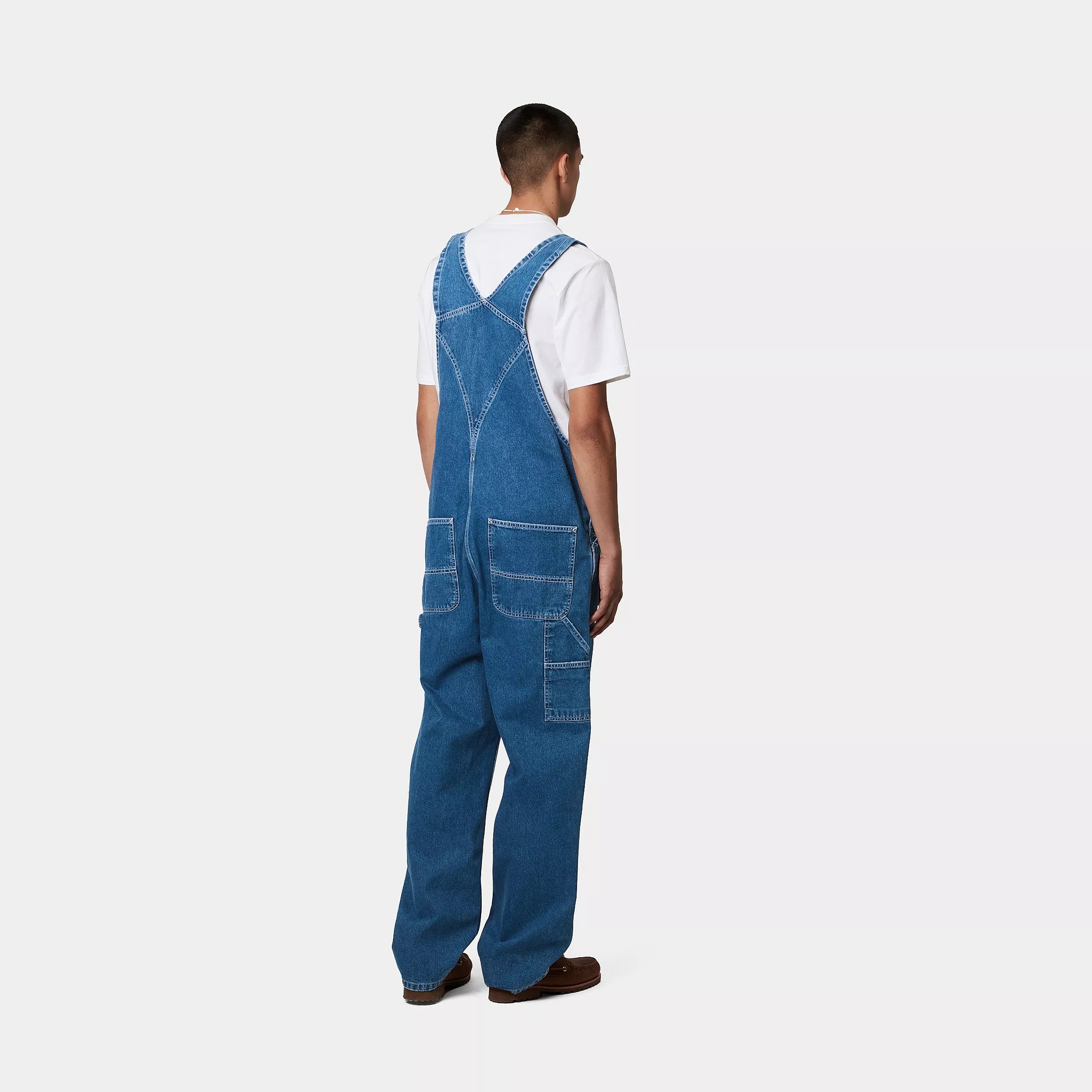 BIB OVERALL - Blue (stone washed)