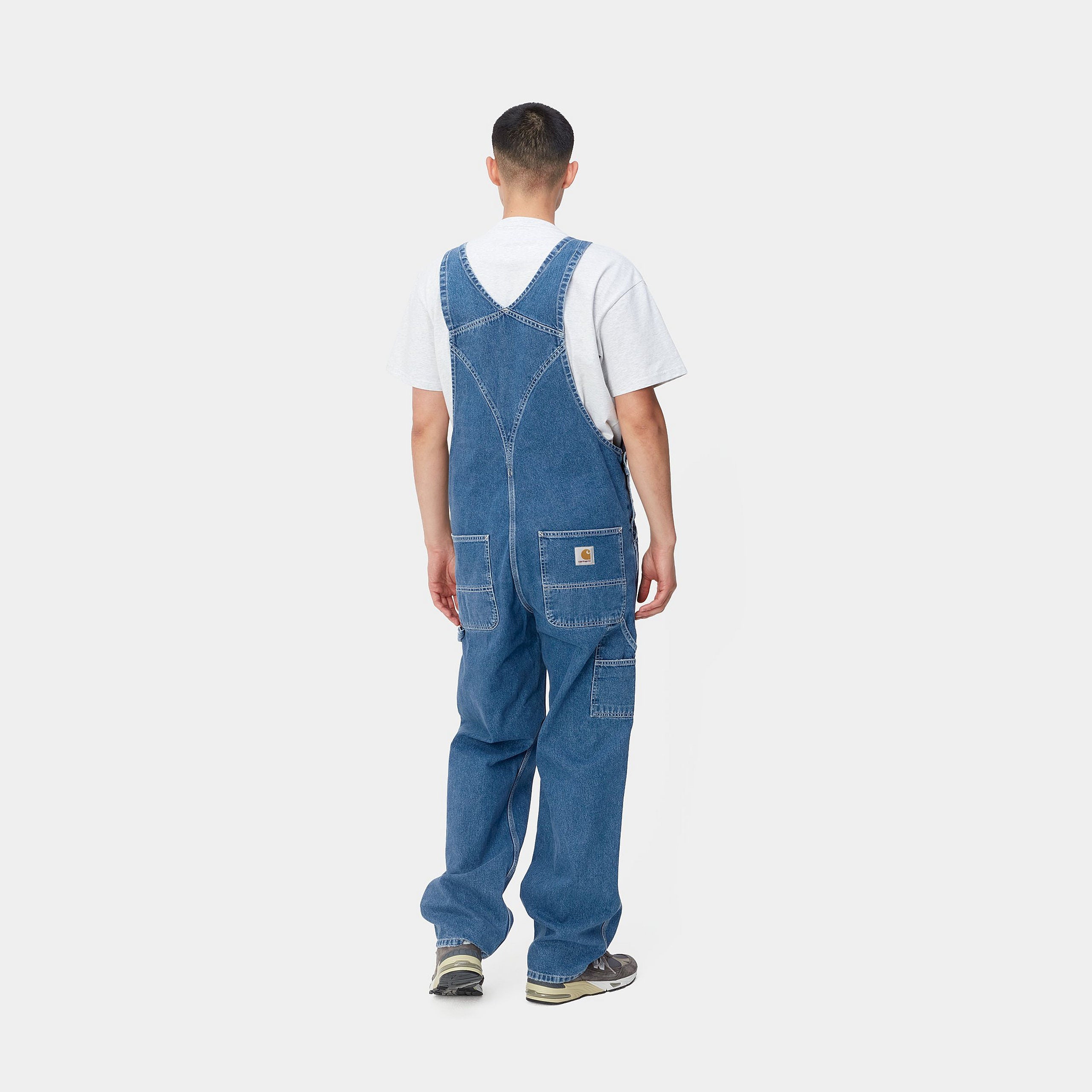 BIB OVERALL - Blue (stone washed)