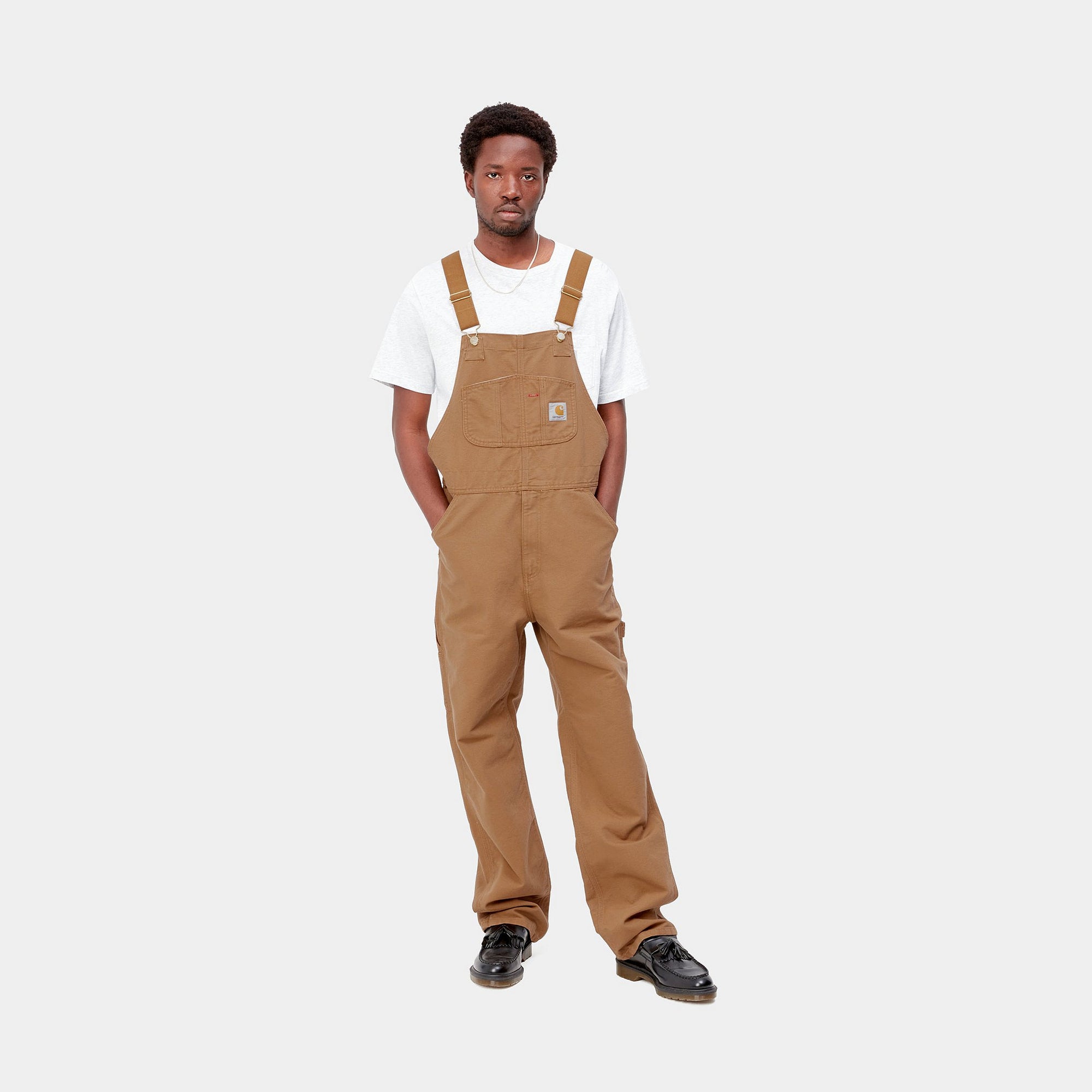 サロペットBIB OVERALL - Hamilton Brown (rinsed)