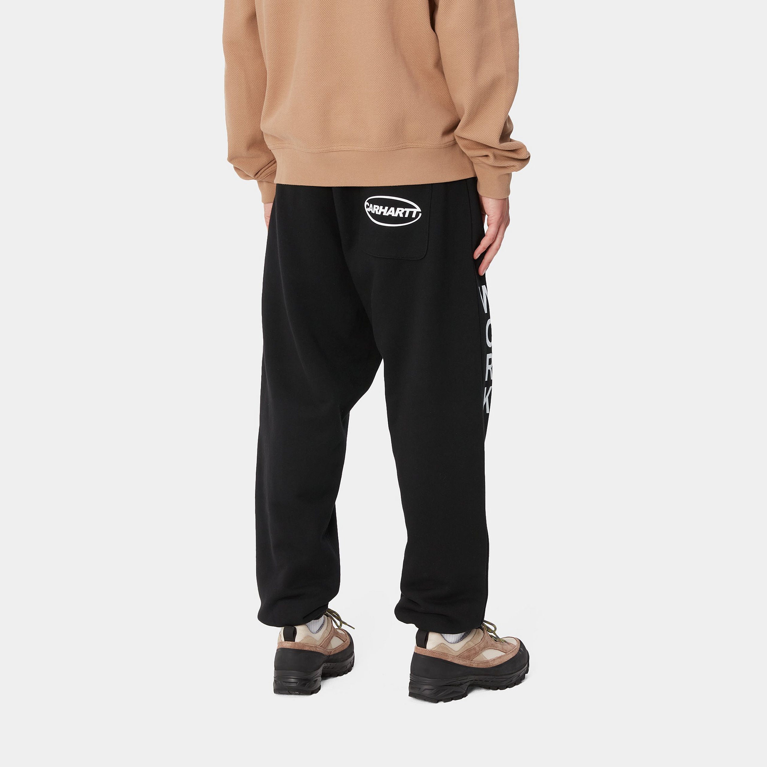 BODY OF WORK SWEAT PANT - Black / White