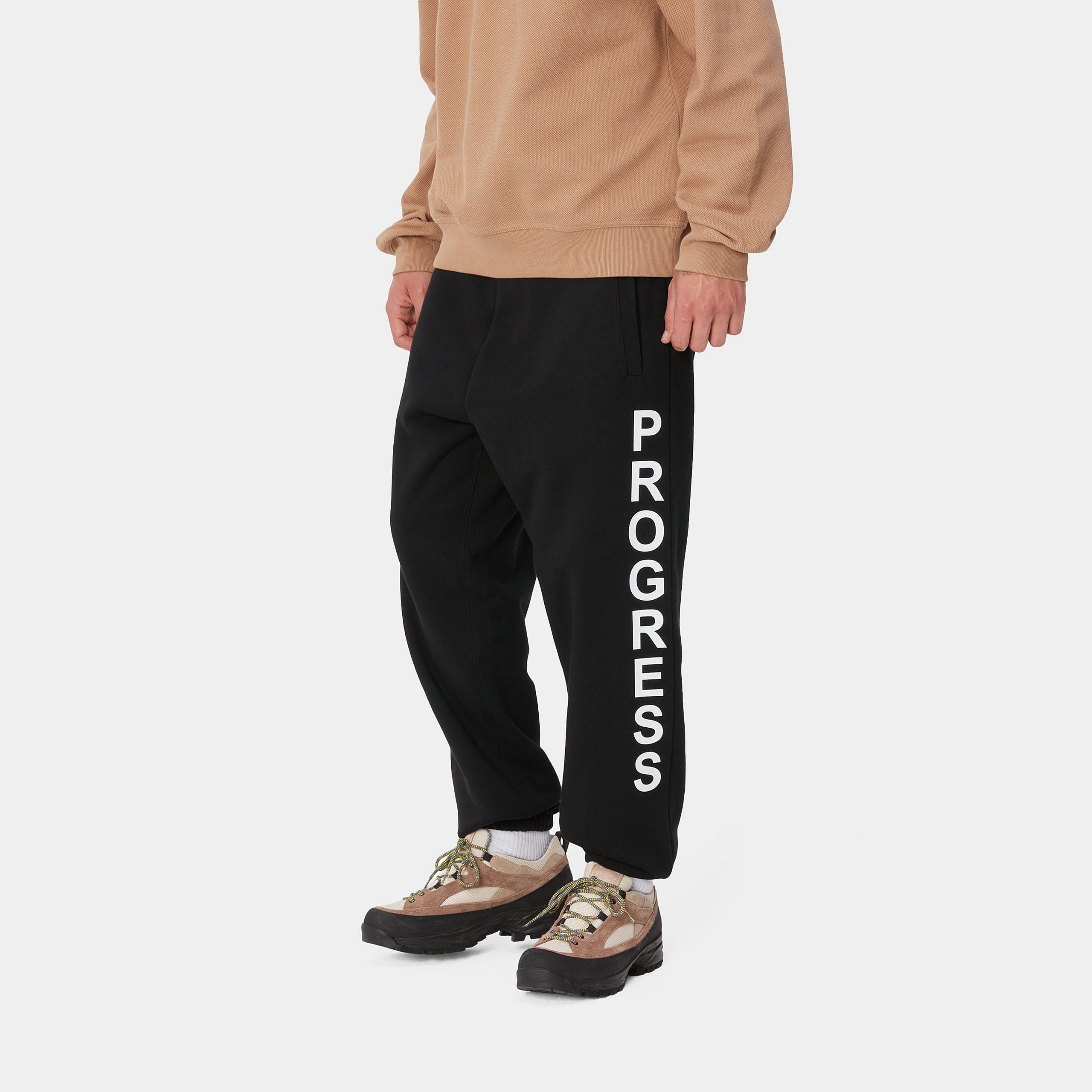 BODY OF WORK SWEAT PANT - Black / White