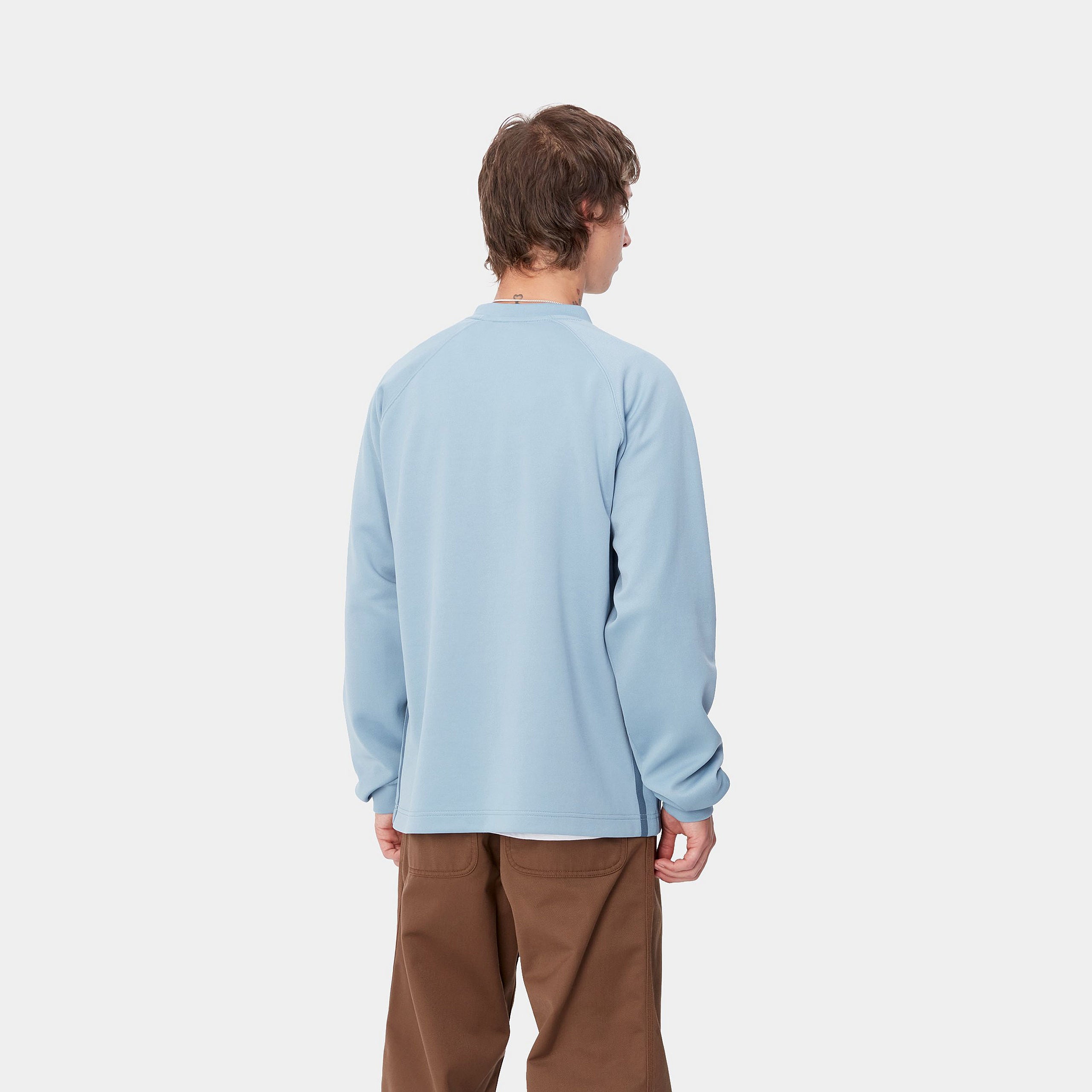 BOLAN V-NECK SWEAT - Dusty Ice / Positano 3