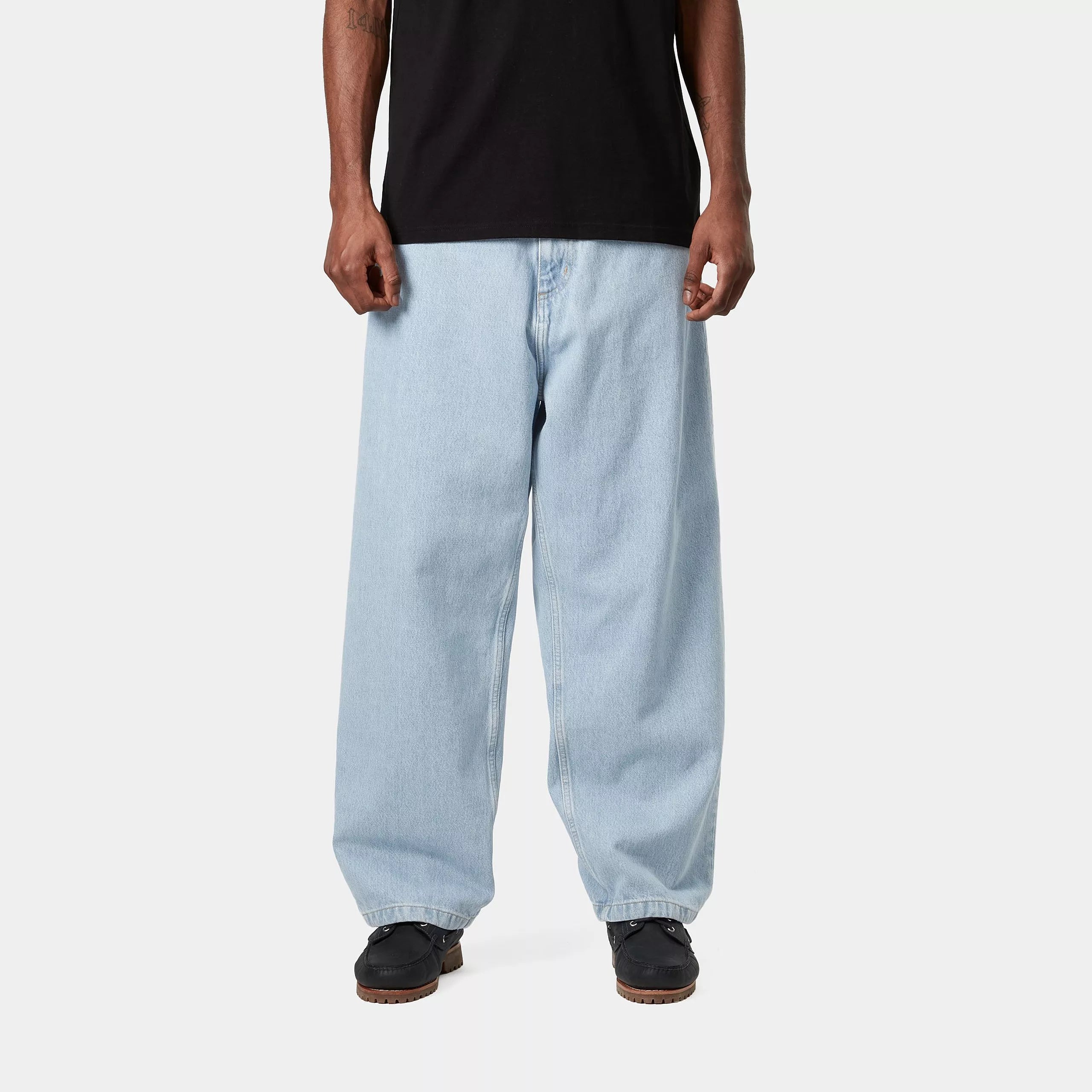 BRANDON PANT  - Blue (heavy stone bleached)