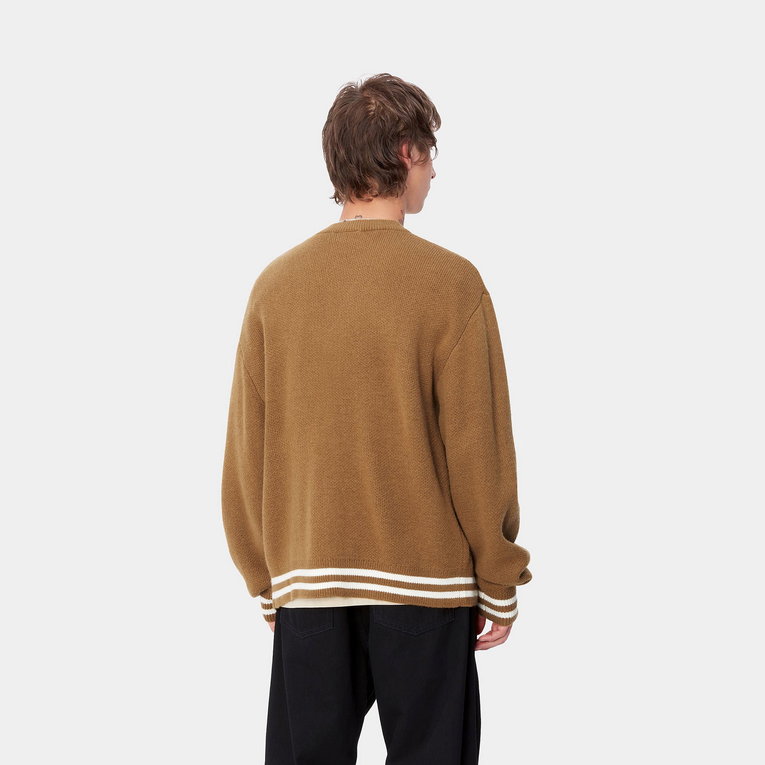 BROWN DUCKS CARDIGAN - Hamilton Brown / Wax