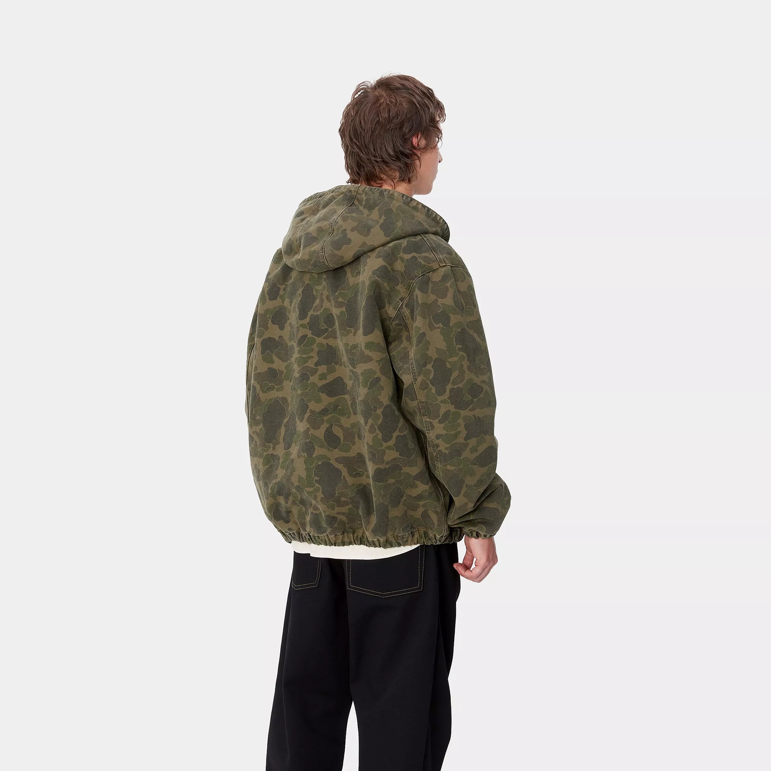 DUCK ACTIVE JACKET - Camo Duck, Green / Office Green