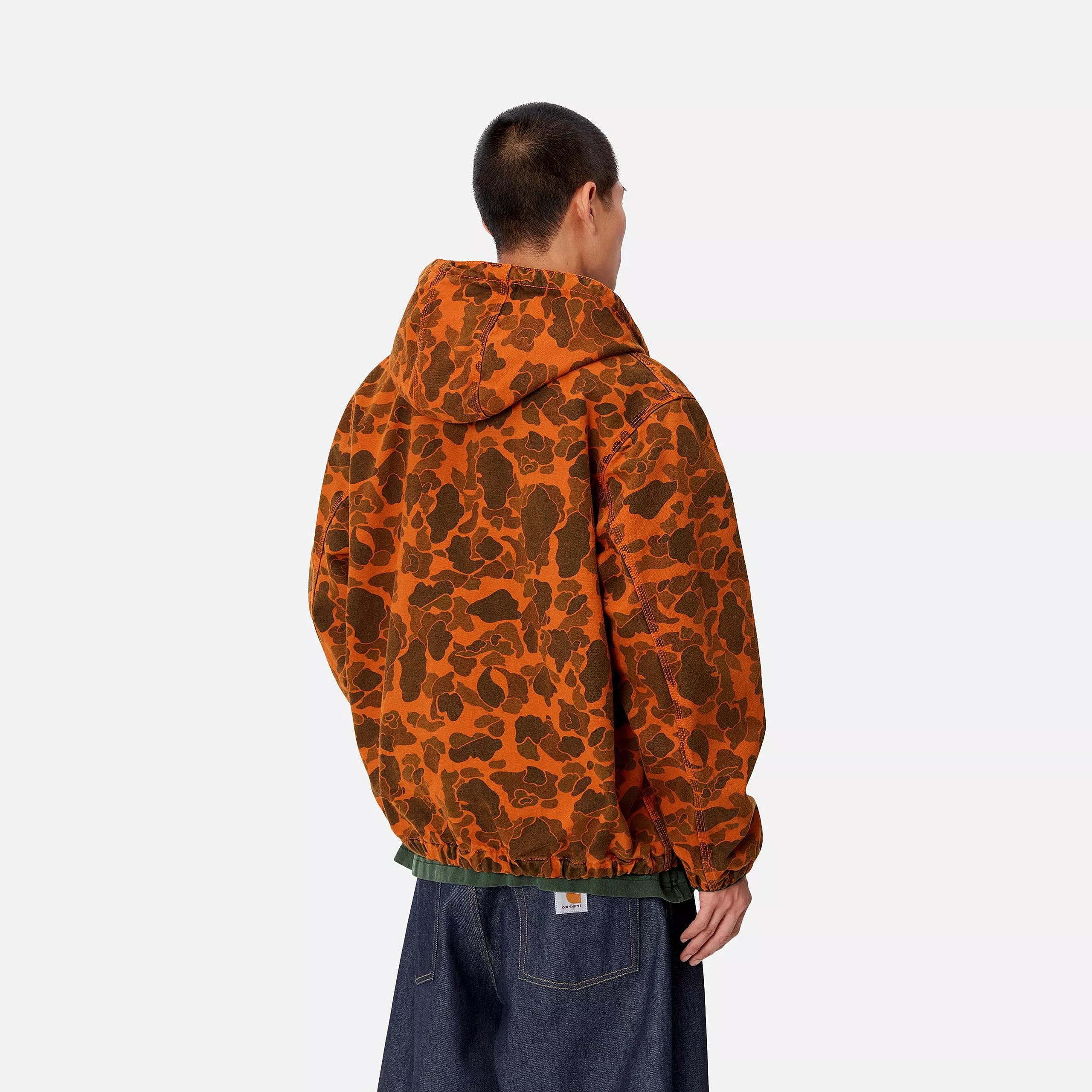 DUCK ACTIVE JACKET - Camo Duck, Green / Turmeric