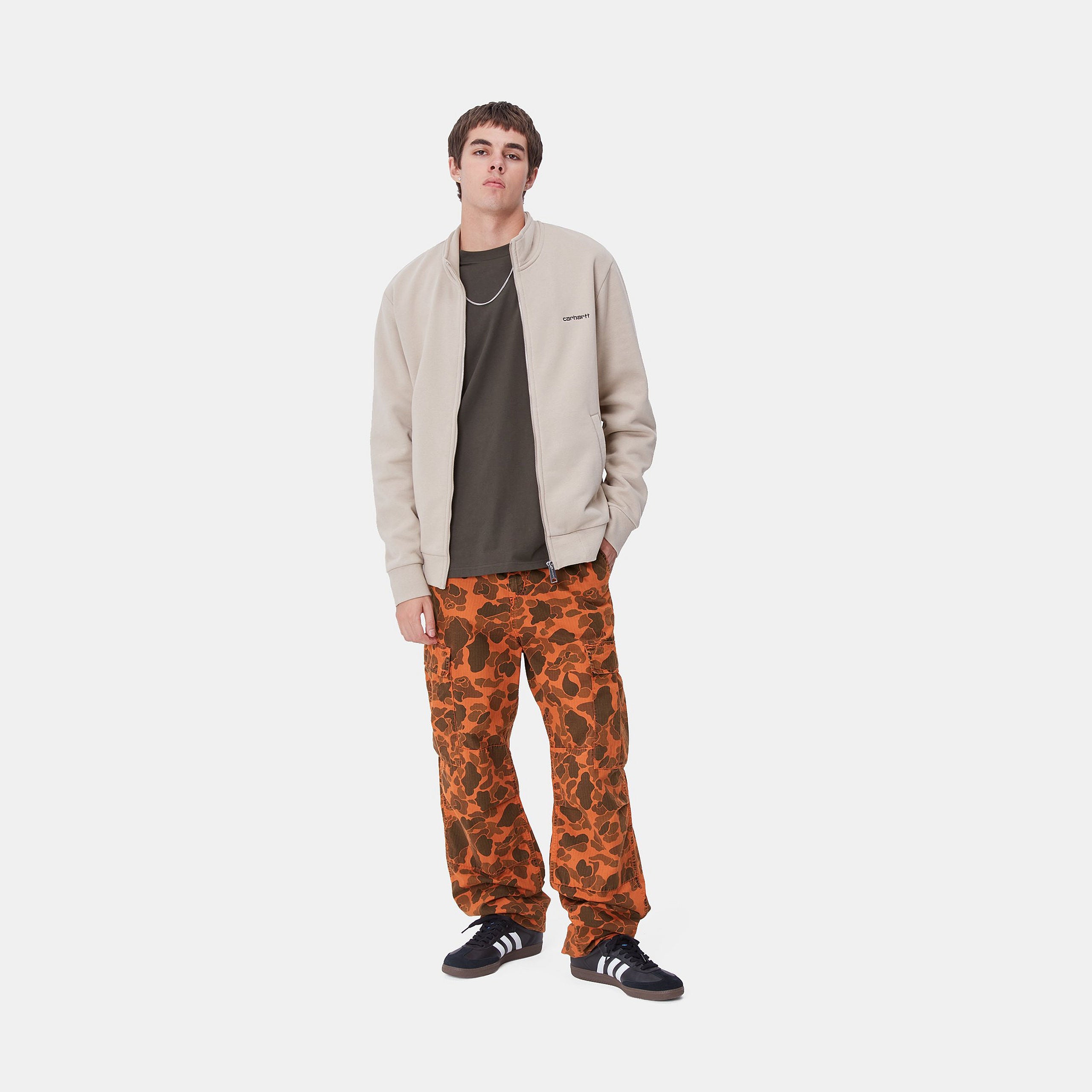 DUCK CARGO PANT - Camo Duck Green / Turmeric