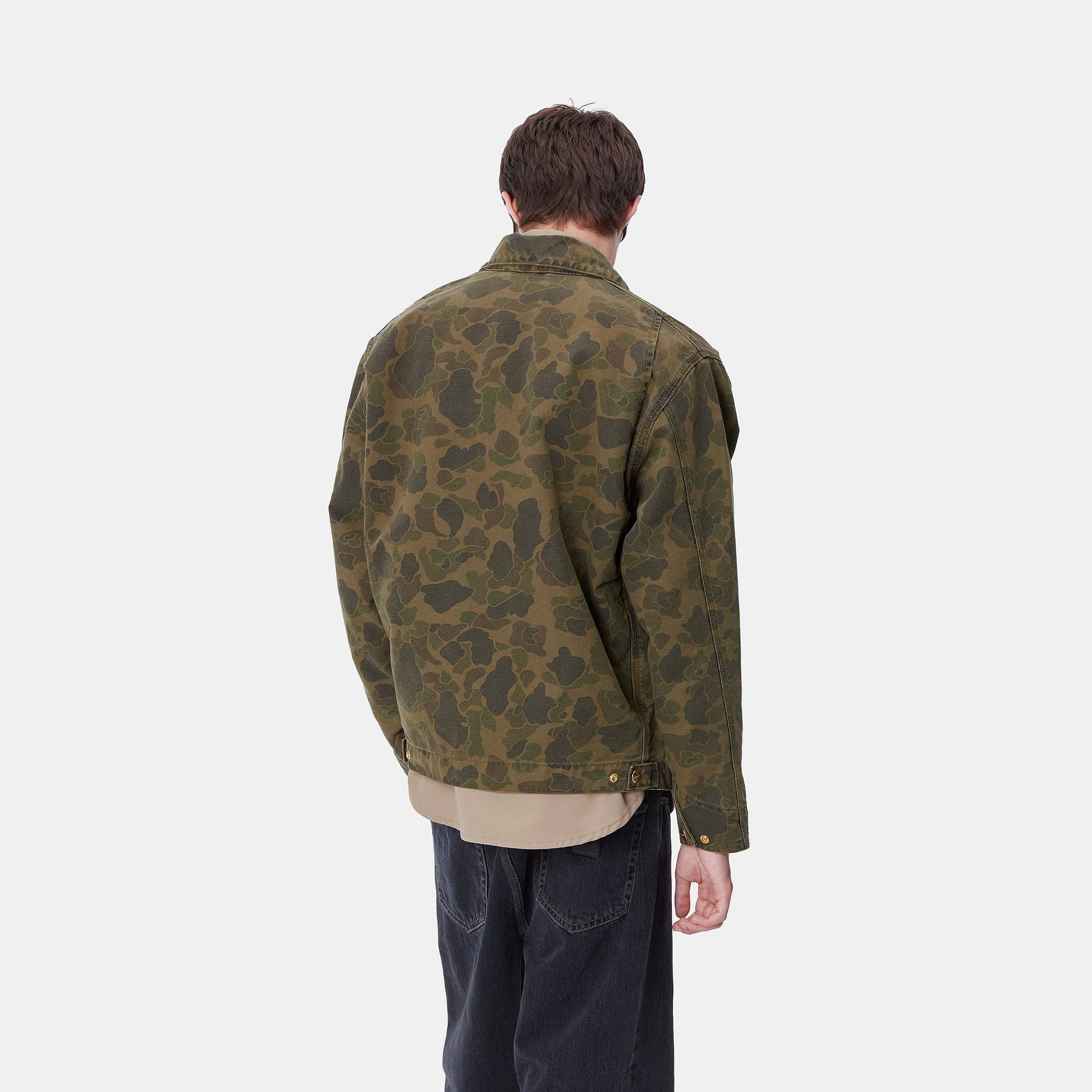 DUCK DETROIT JACKET - Camo Duck, Green / Office Green