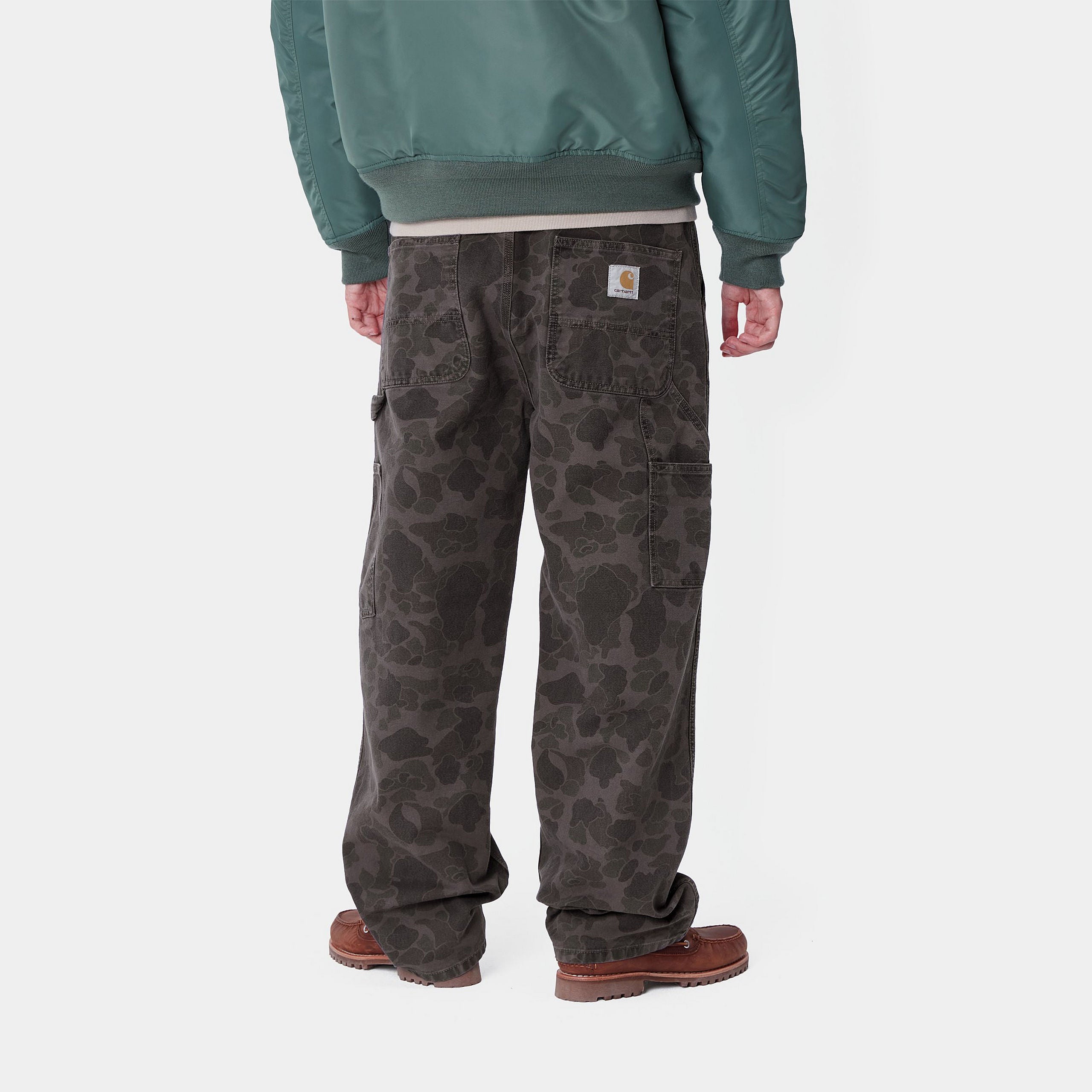 DUCK SINGLE KNEE PANT - Camo Duck, Green / Graphite (garment dyed)