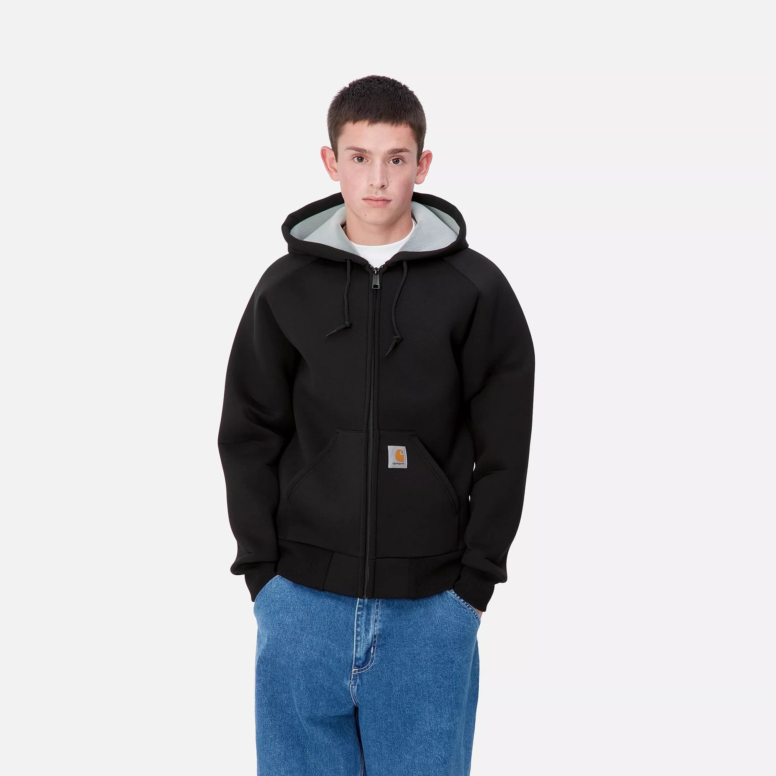 CAR-LUX HOODED JACKET - Black / Grey