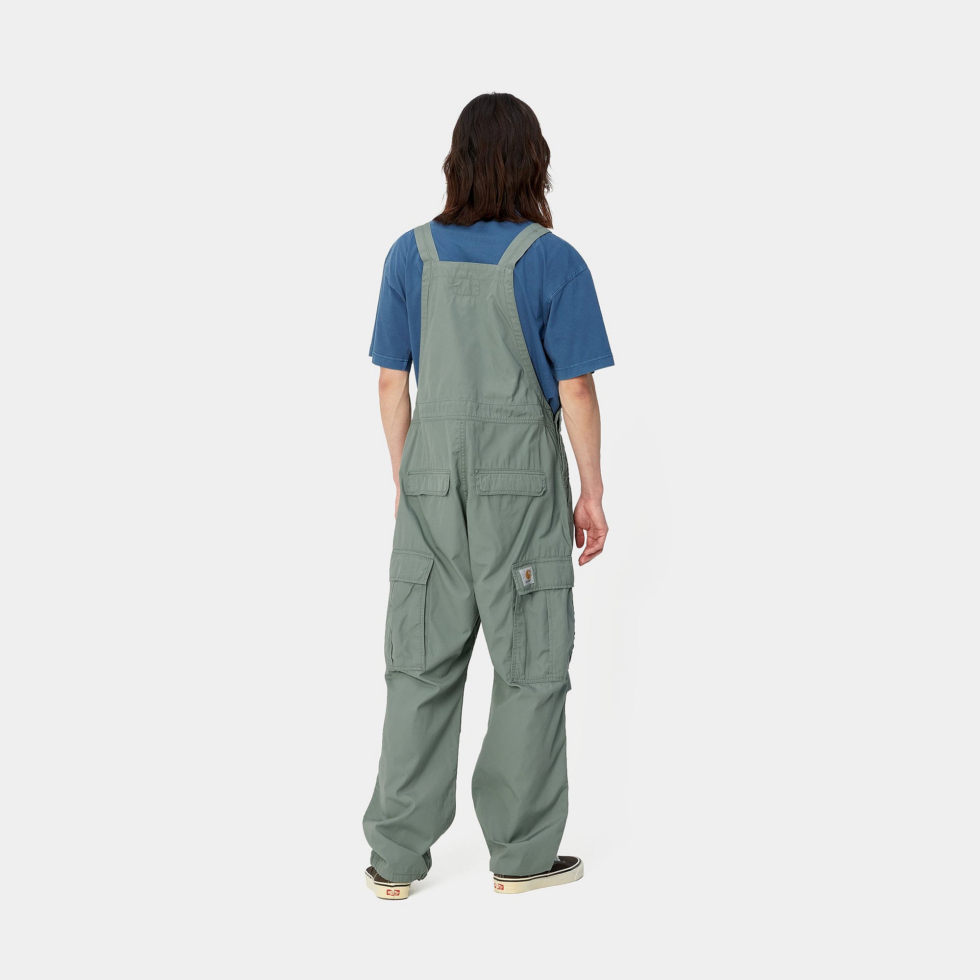 CARGO BIB OVERALL - Park (rinsed)