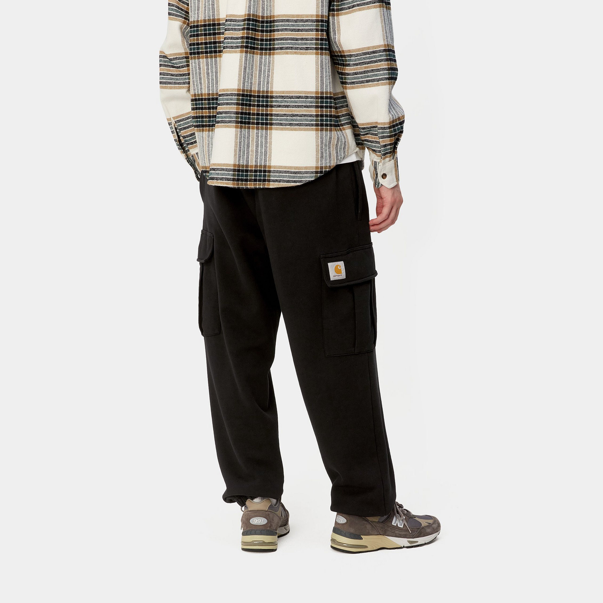 CARGO SWEAT PANT - Black