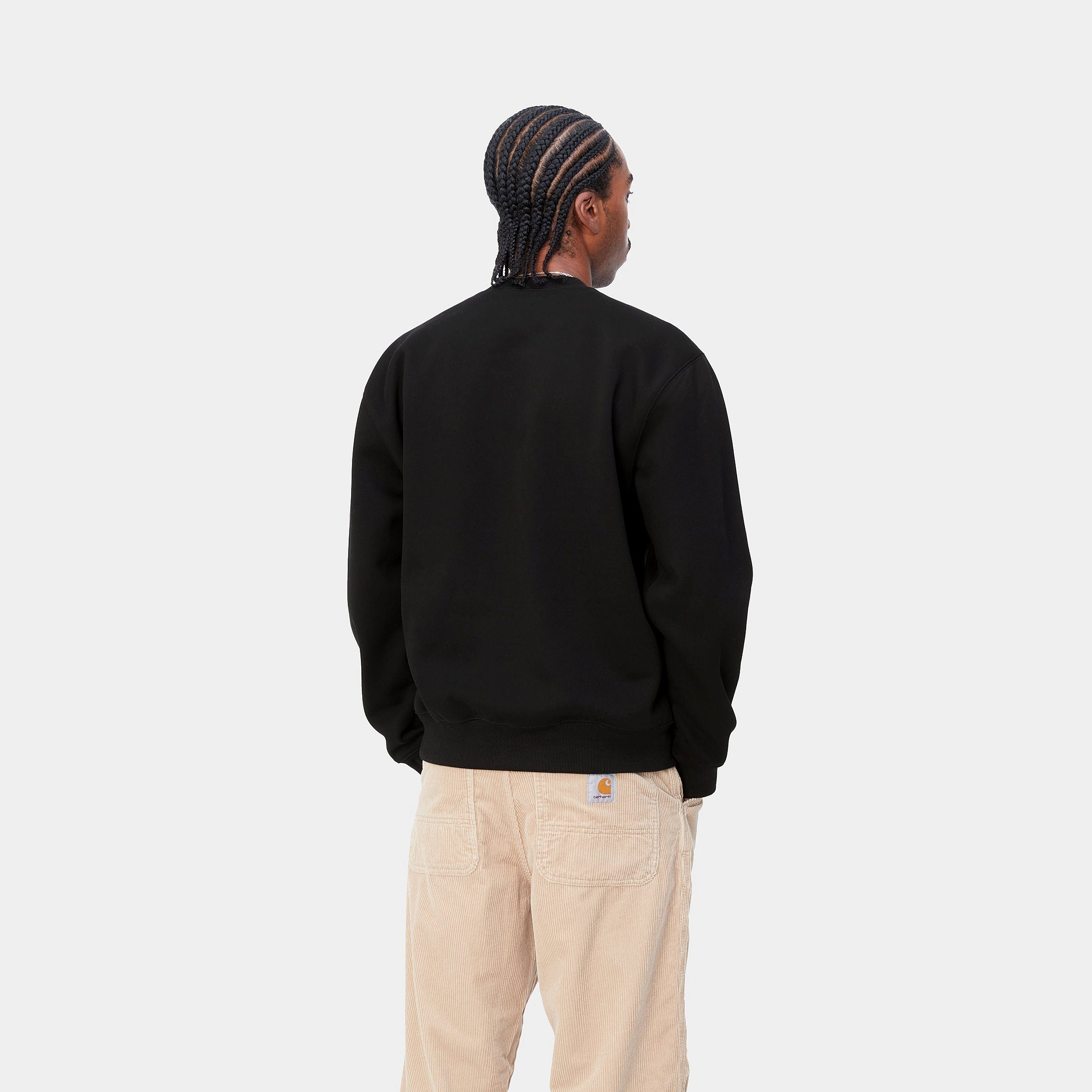 CARHARTT SWEAT - Black / Black