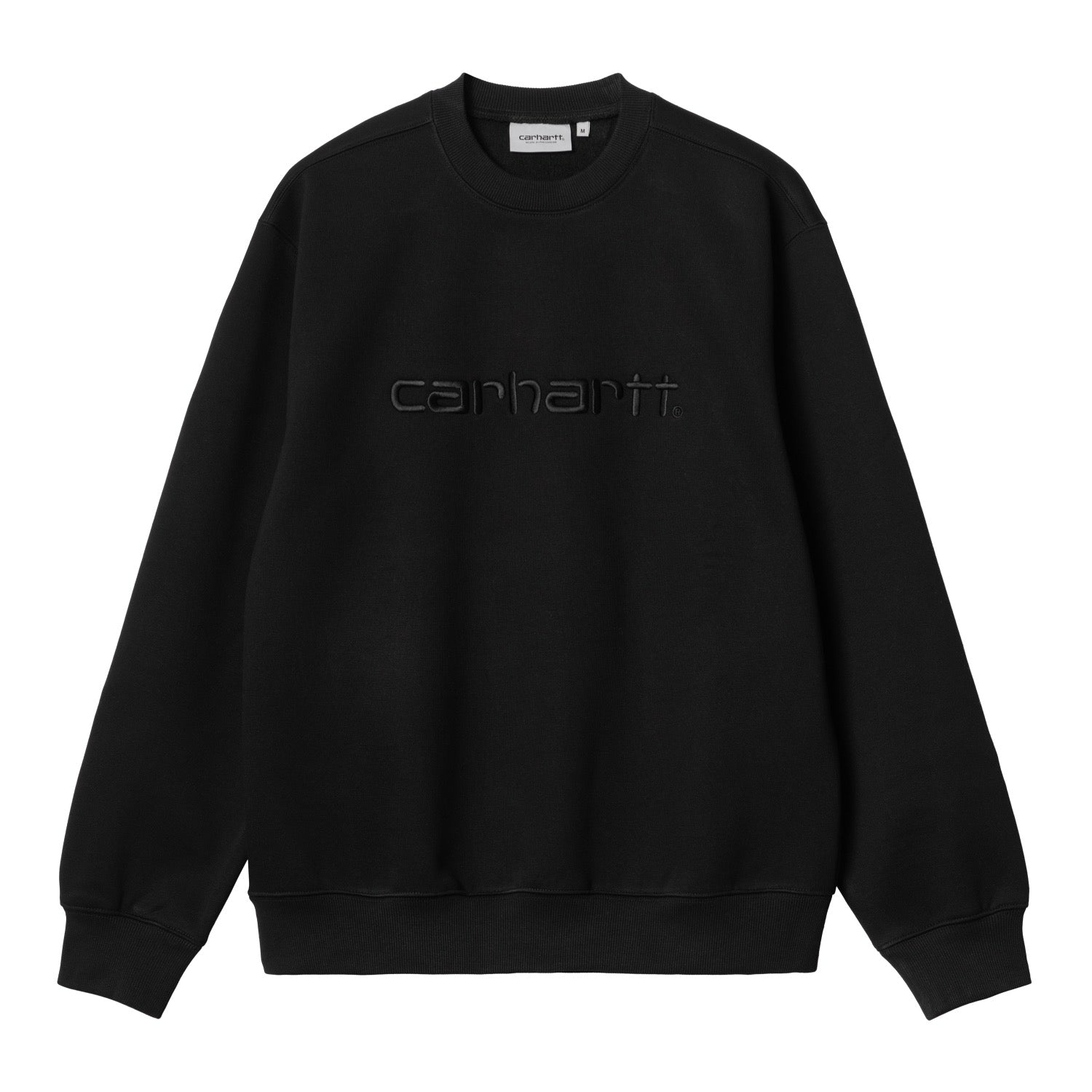 CARHARTT SWEAT - Black / Black