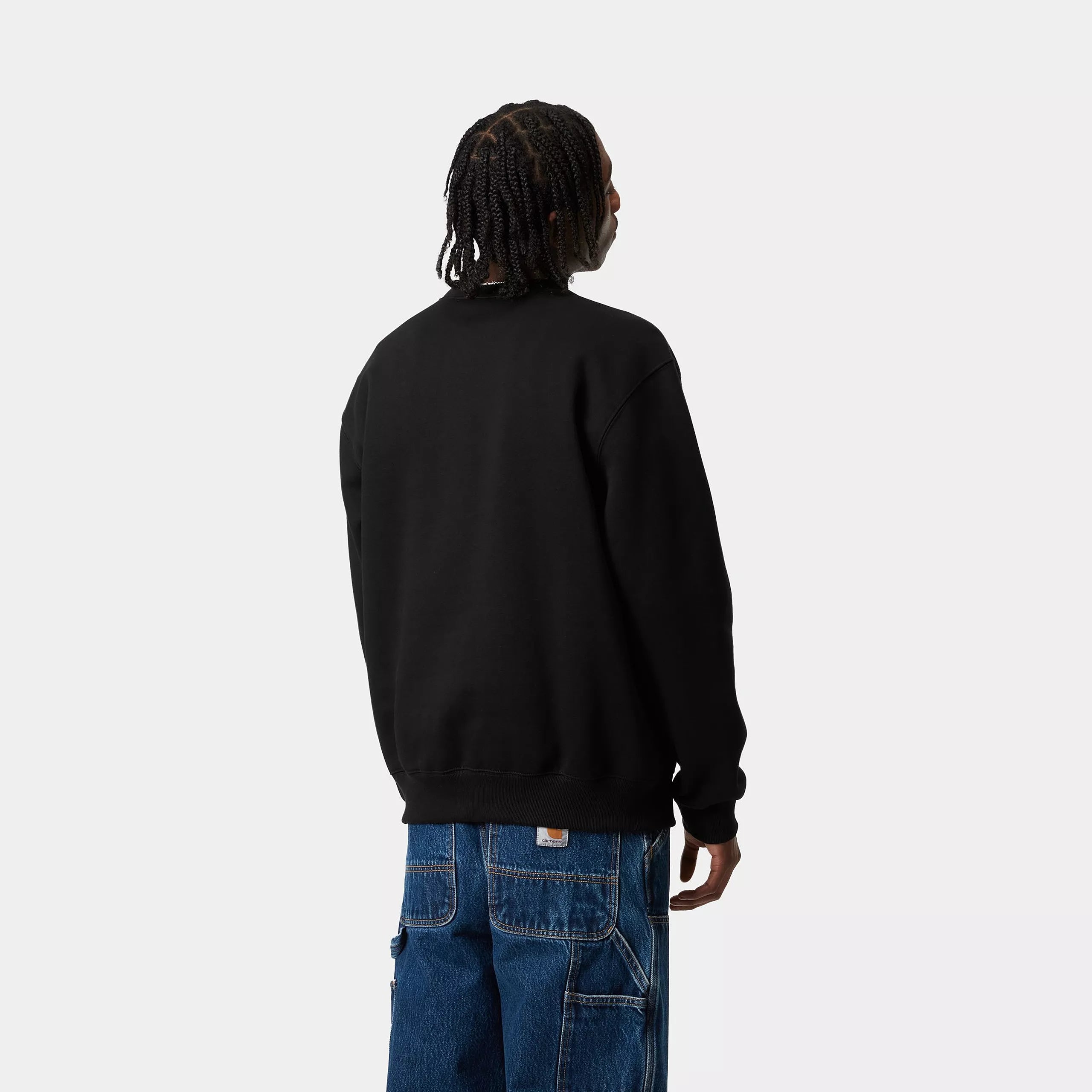 CARHARTT SWEATSHIRT - Black / White