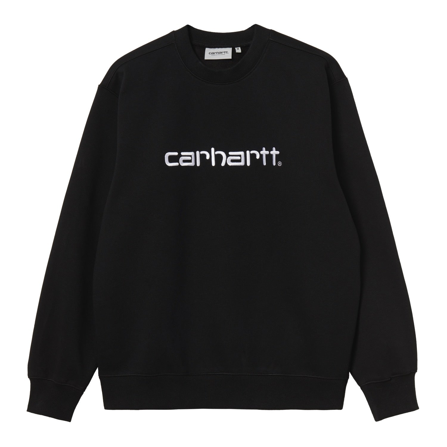 CARHARTT SWEAT - Black / White
