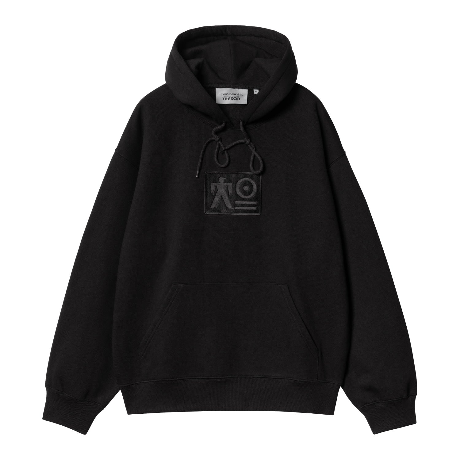 TRESOR BASEMENT HOODED SWEATSHIRT - Black / Grey 1