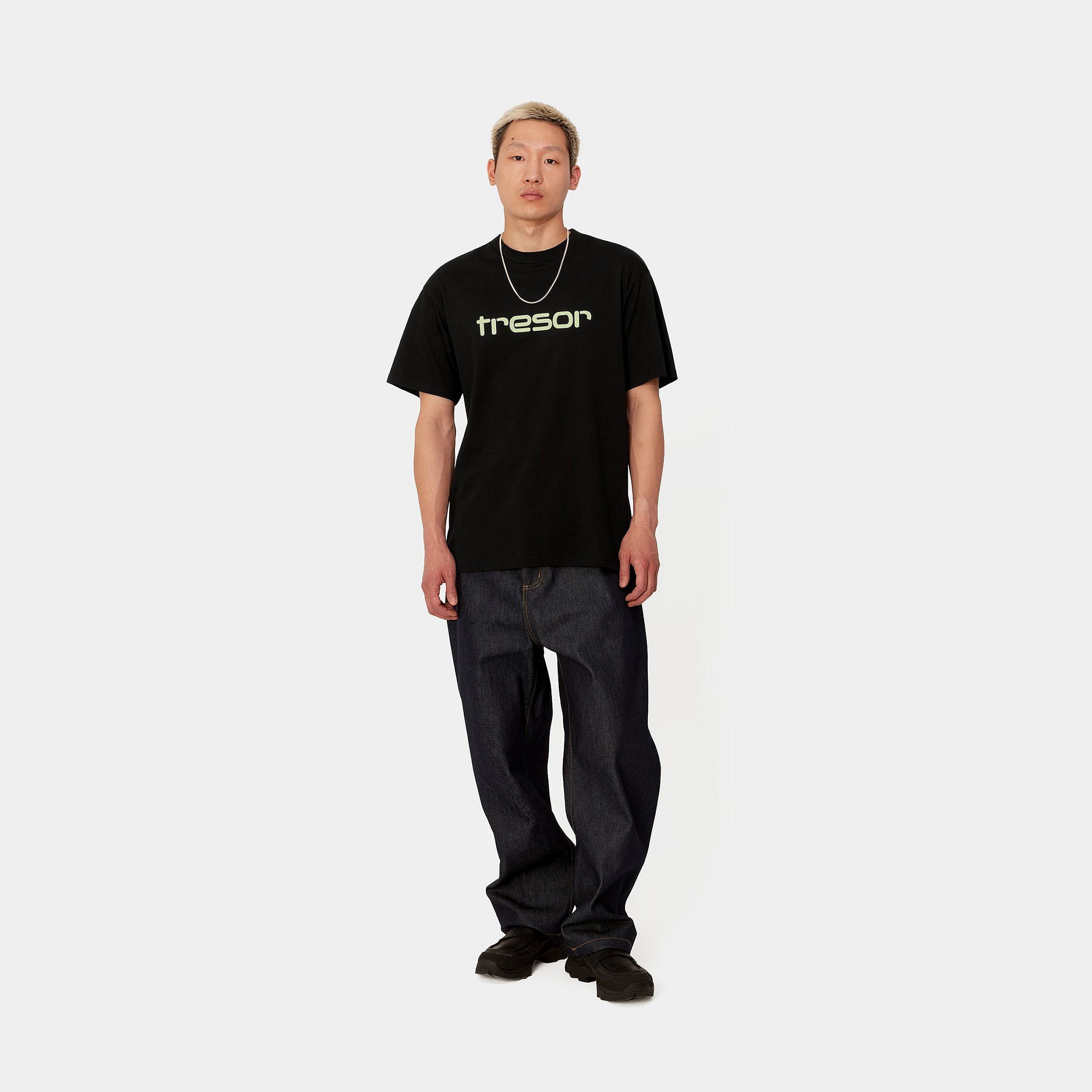 TRESOR TECHNO ALLIANCE S/S T-SHIRT - Black / Glow Green 4