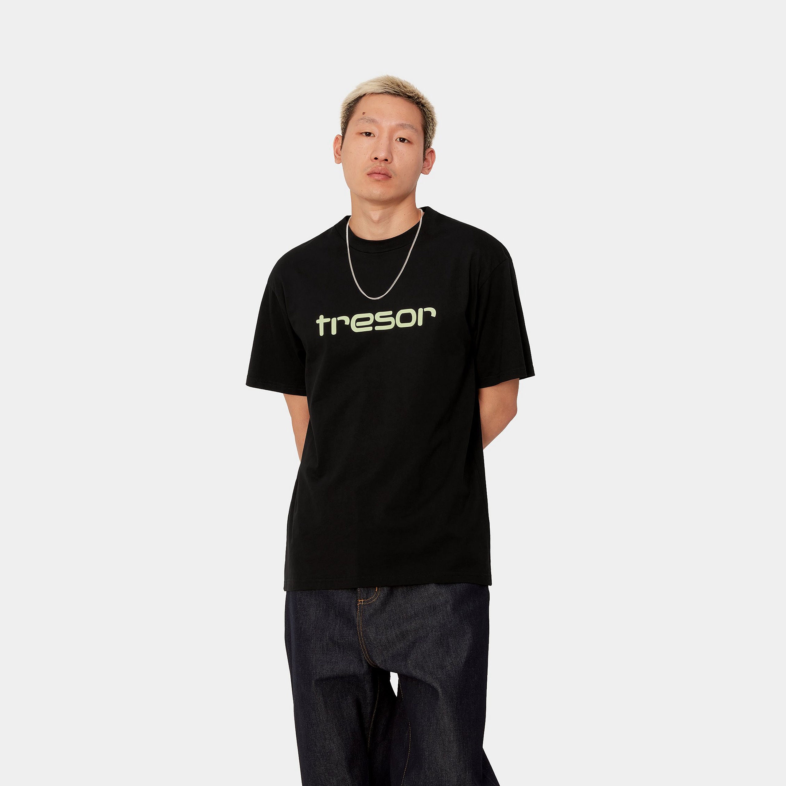TRESOR TECHNO ALLIANCE S/S T-SHIRT - Black / Glow Green 2