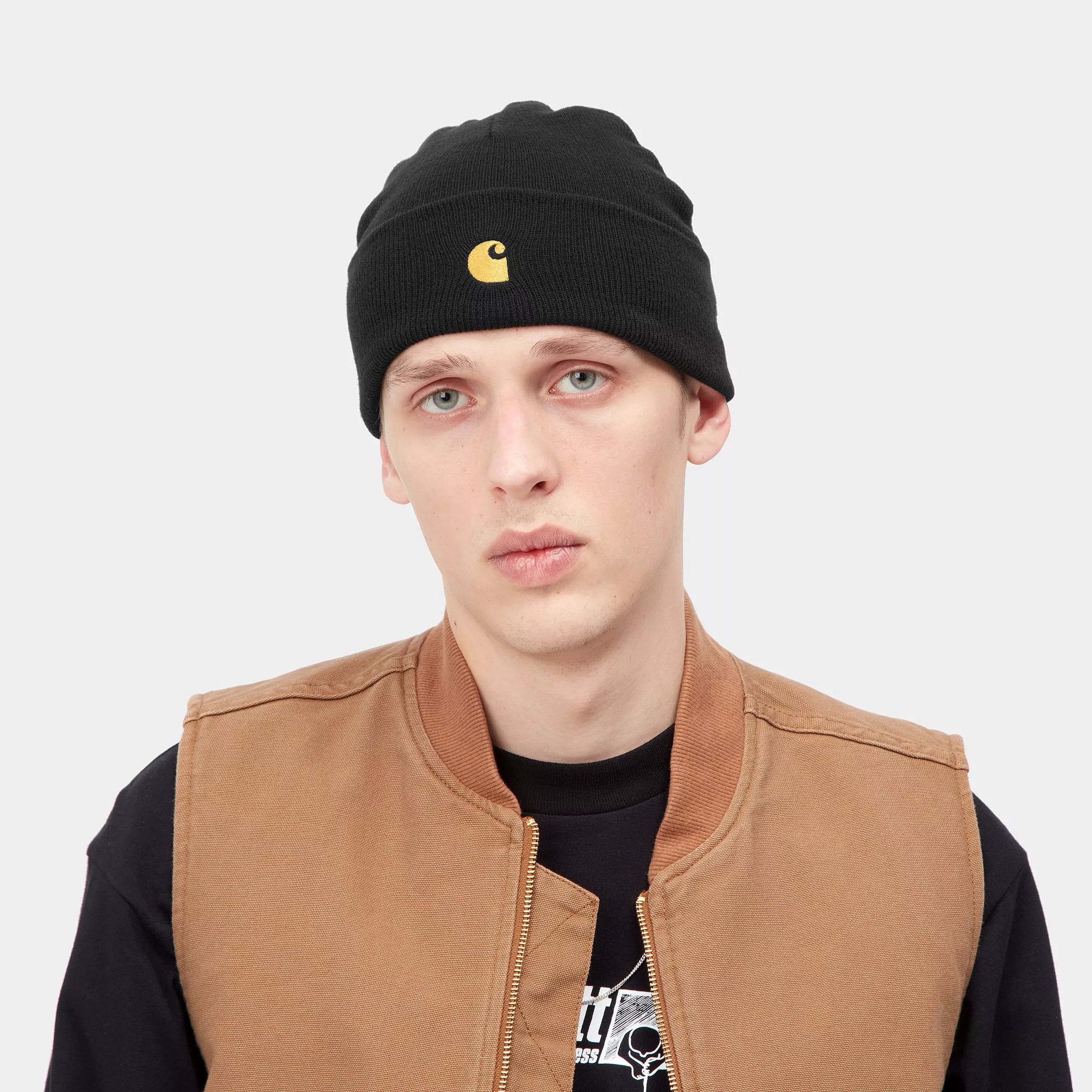 CHASE BEANIE - Black / Gold