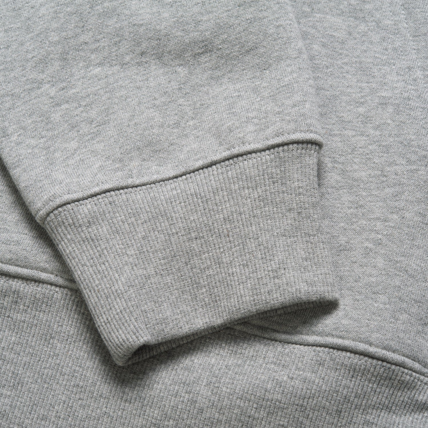 CHASE NECK ZIP SWEATSHIRT - Grey Heather / Gold